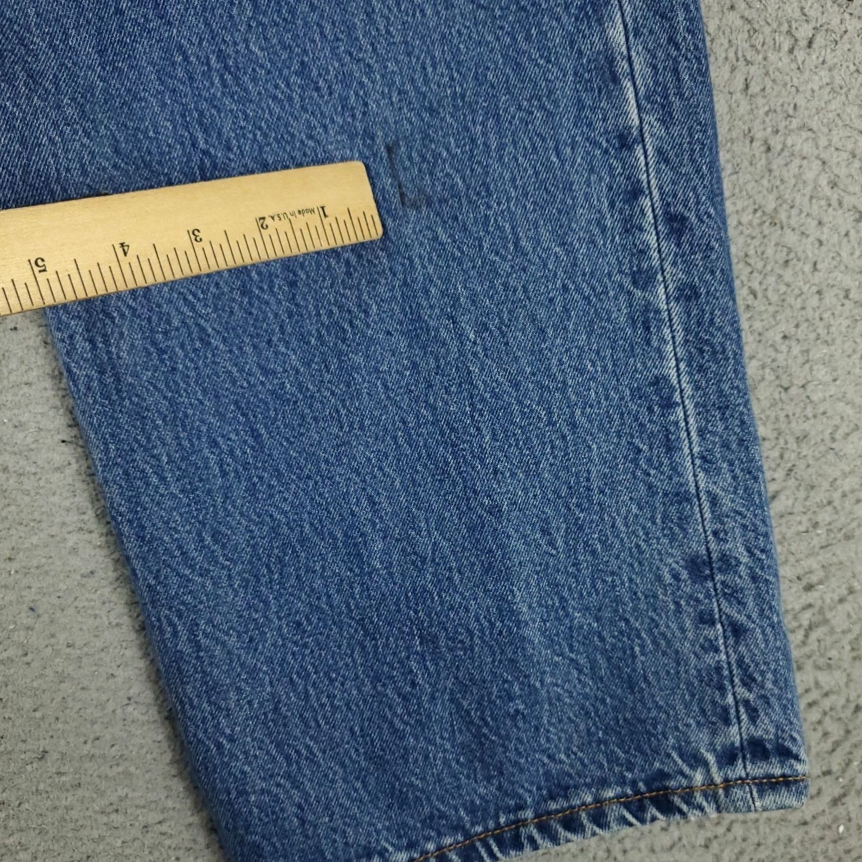 Levi's Levi's 501 Jeans Mens Size 42x30 Blue Button Fly Straight Denim Pants Regular Size US 42 / EU 58 - 4 Thumbnail