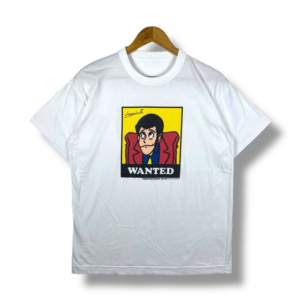 Anime Vintage 90s LUPIN THE THIRD Anime Cartoon Esso Promo Tee Size US M / EU 48-50 / 2 - 1 Thumbnail