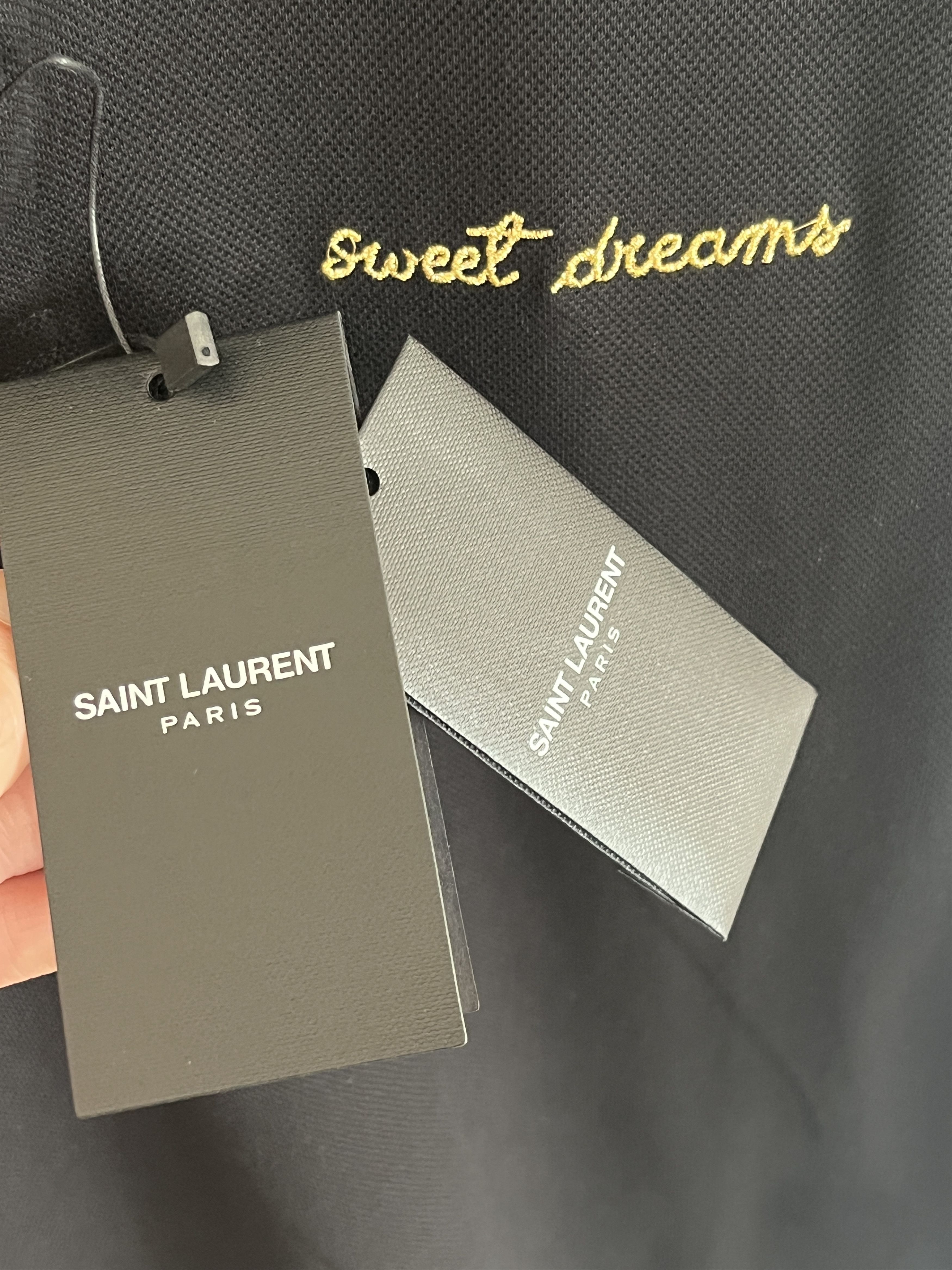 Saint Laurent Paris SS16 Sweet Dreams Polo BNWT Size US L / EU 52-54 / 3 - 7 Thumbnail