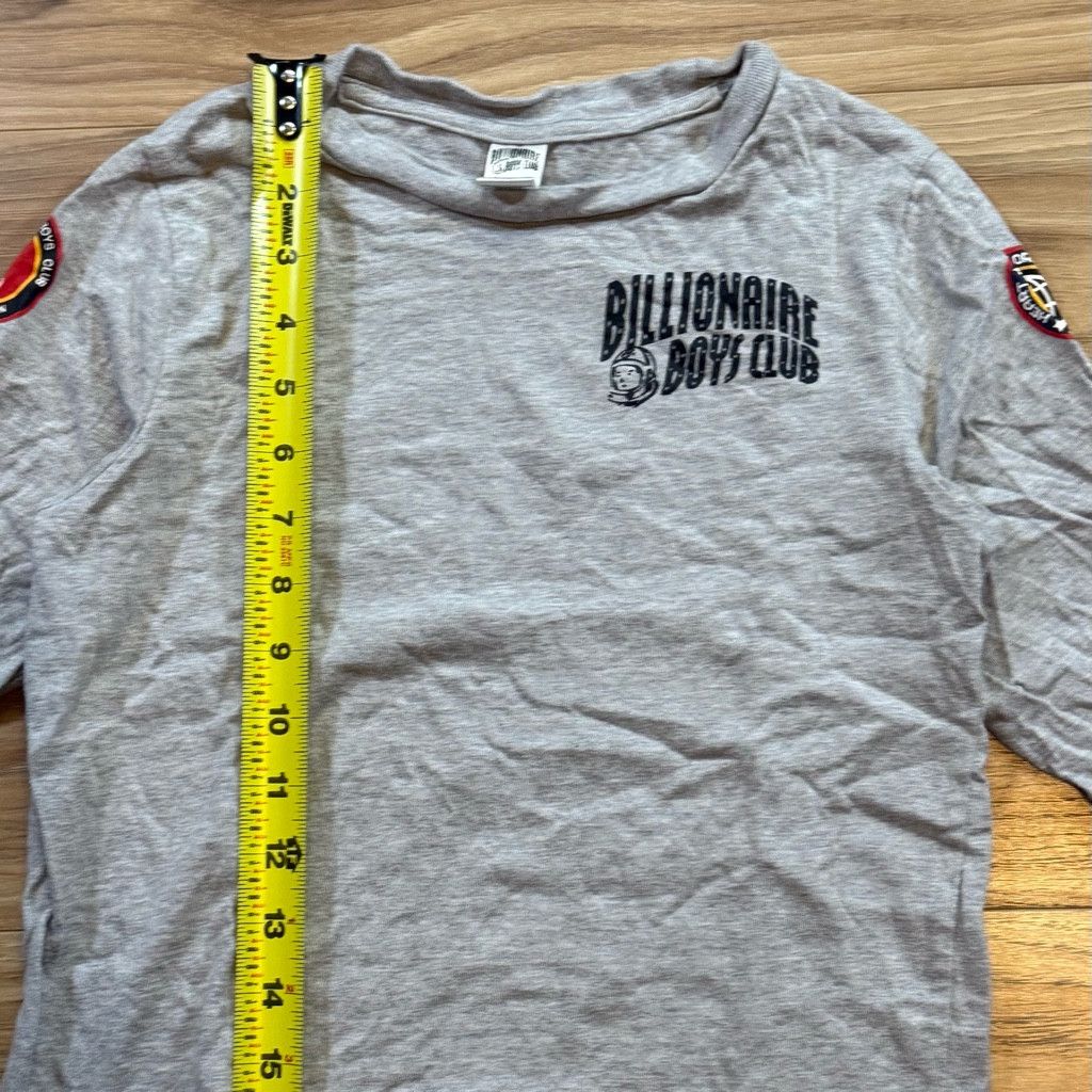 Billionaire Boys Club Billionaire Boys Club Boys 7/8 Gray Long Sleeve Shirt Size US XXS / EU 40 - 6 Thumbnail