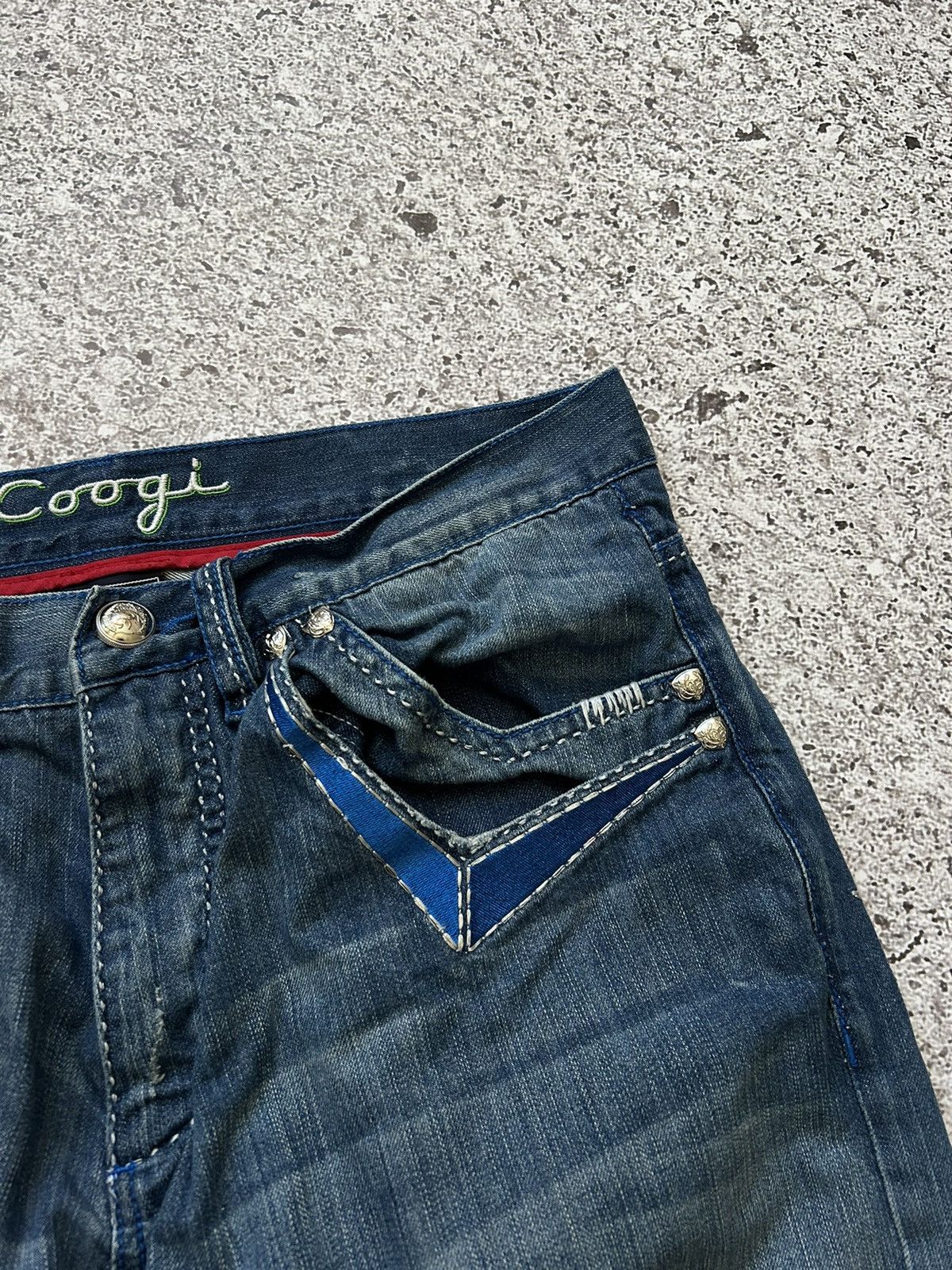 Coogi × JNCO × Vintage Crazy Vintage Y2K Coogi embroidered logo baggy jeans hype Size US 40 / EU 56 - 10 Thumbnail