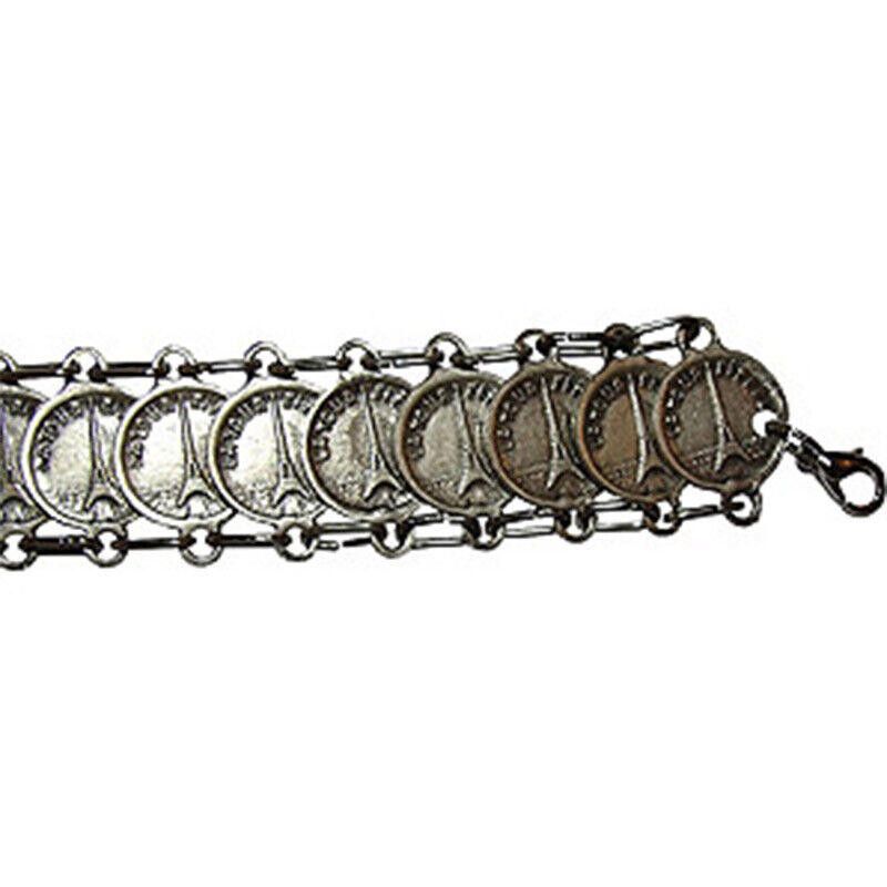 Designer French Souvenir Coin Bracelet Size ONE SIZE - 5 Thumbnail