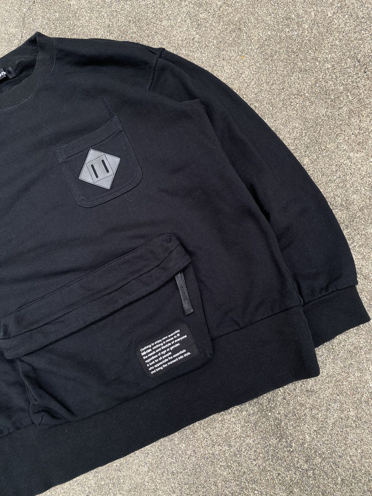Issey Miyake × Ne-Net Ne-net- Kangaroo Pouch Crewneck Size US S / EU 44-46 / 1 - 8 Thumbnail