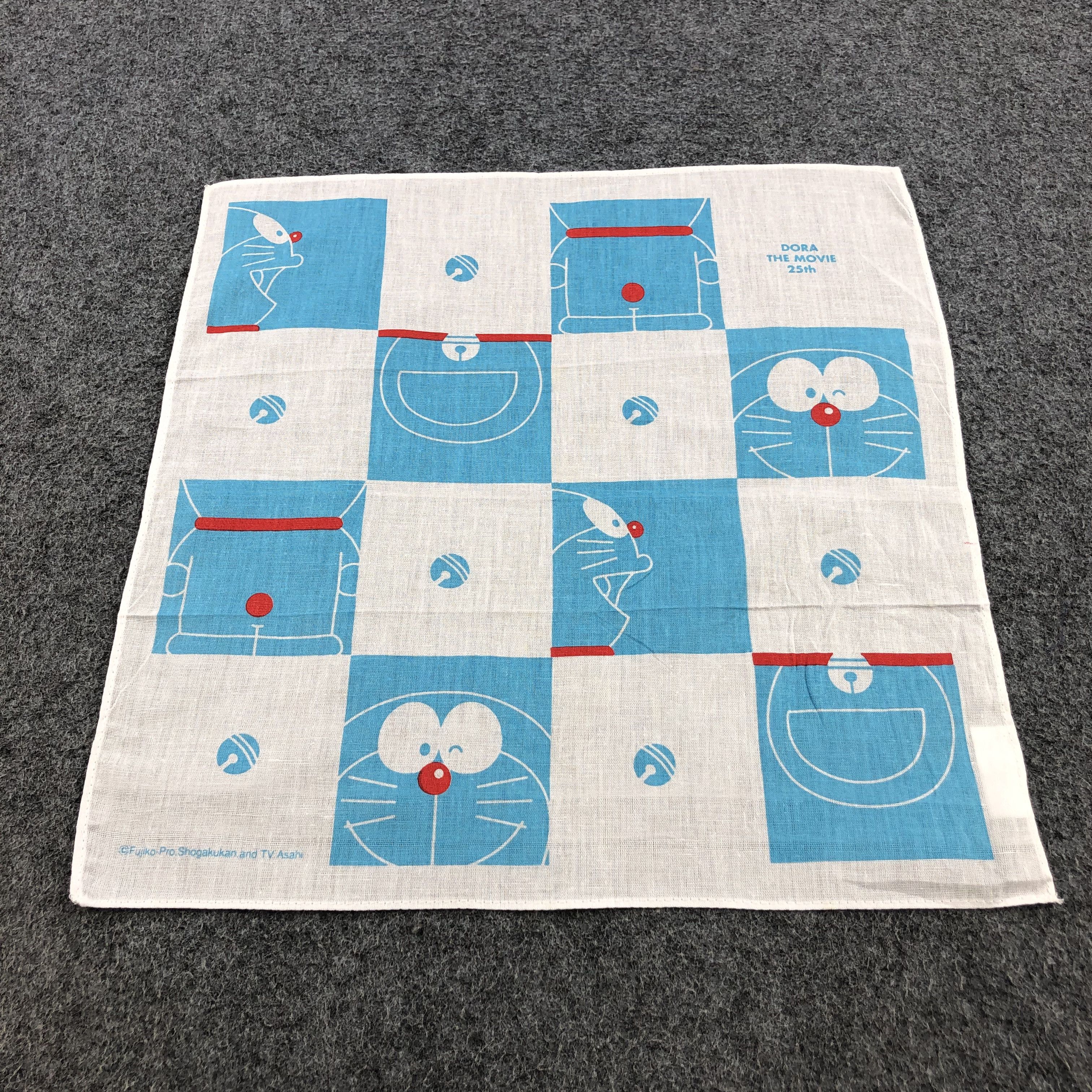 Anime × Japanese Brand × Vintage Doraemon The Movie 25th Handkerchief Neckerchief Bandana X31 Size ONE SIZE - 1 Thumbnail