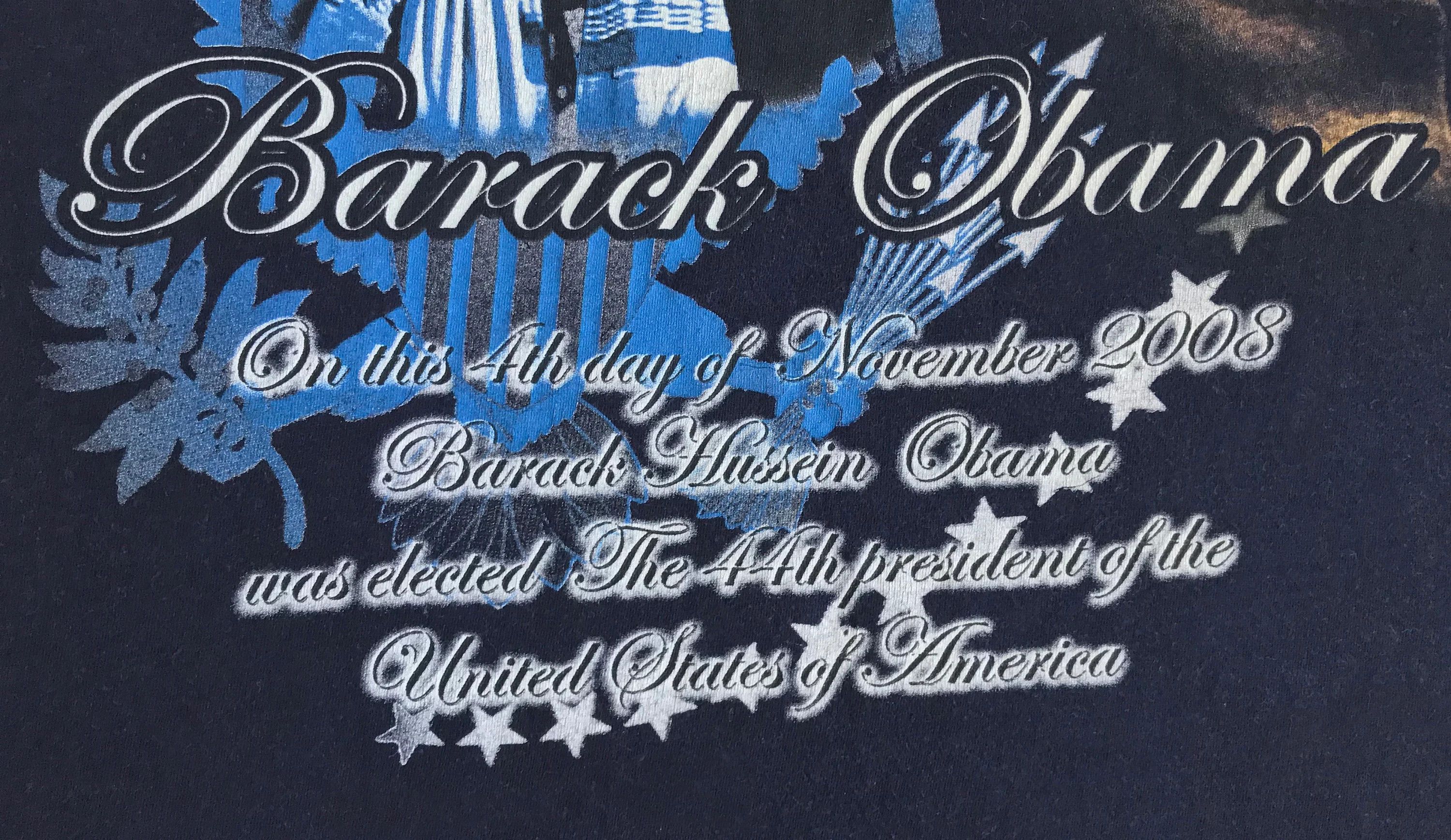 Other Vintage 2008 OBAMA t shirt Tee Promo USA 44th President Size US S / EU 44-46 / 1 - 7 Thumbnail