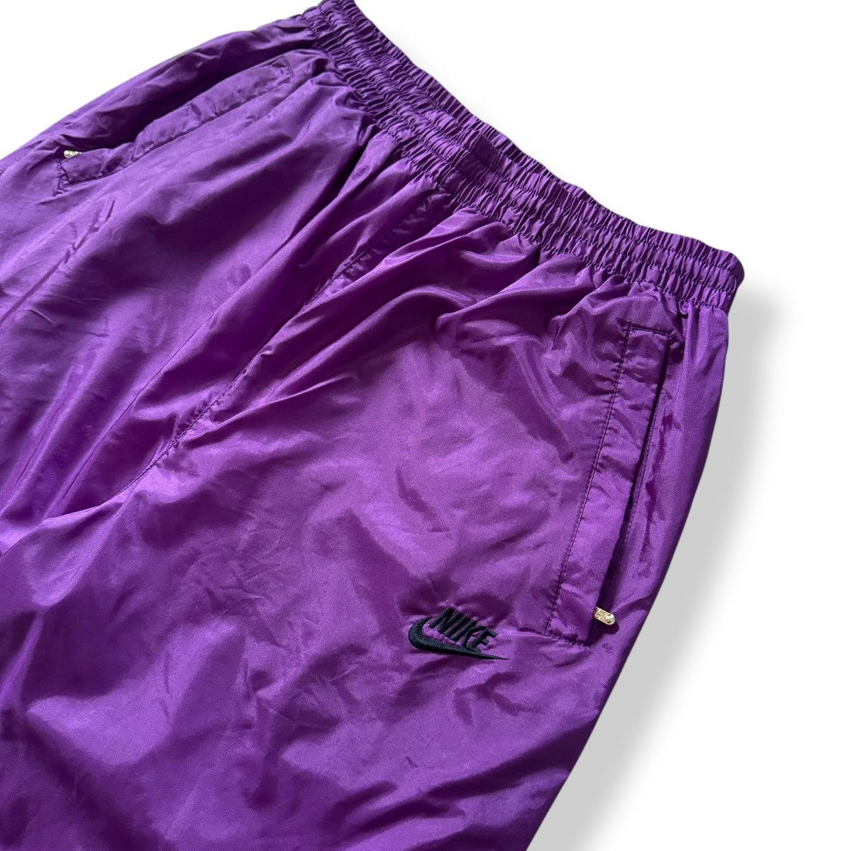 Nike Nike Track Purple Pants Nylon Streetwear Joggers Y2K Size US 32 / EU 48 - 11 Thumbnail