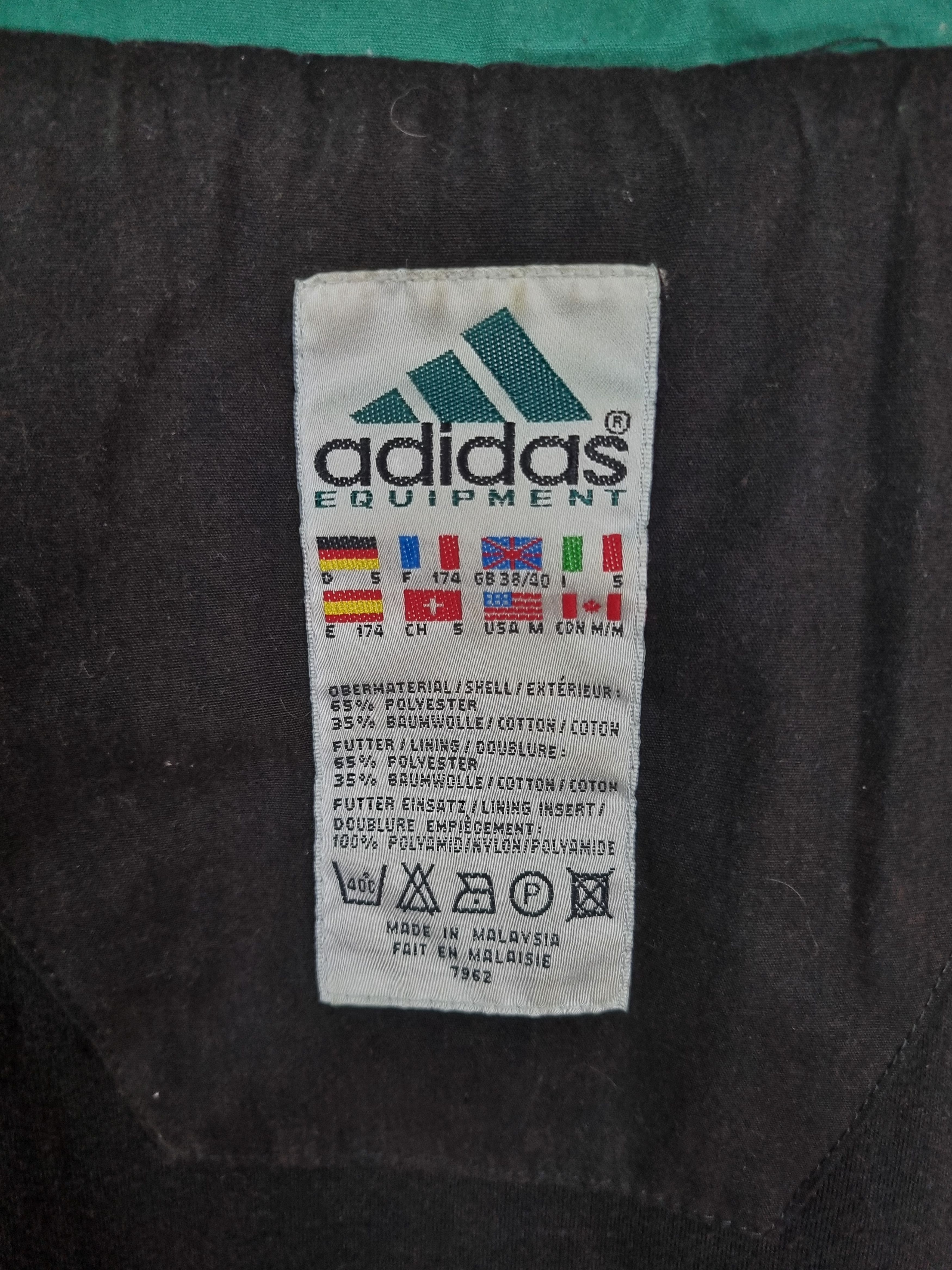 Adidas 90s Adidas Equipment Vintage Big Logo Track Top Size US M / EU 48-50 / 2 - 4 Thumbnail