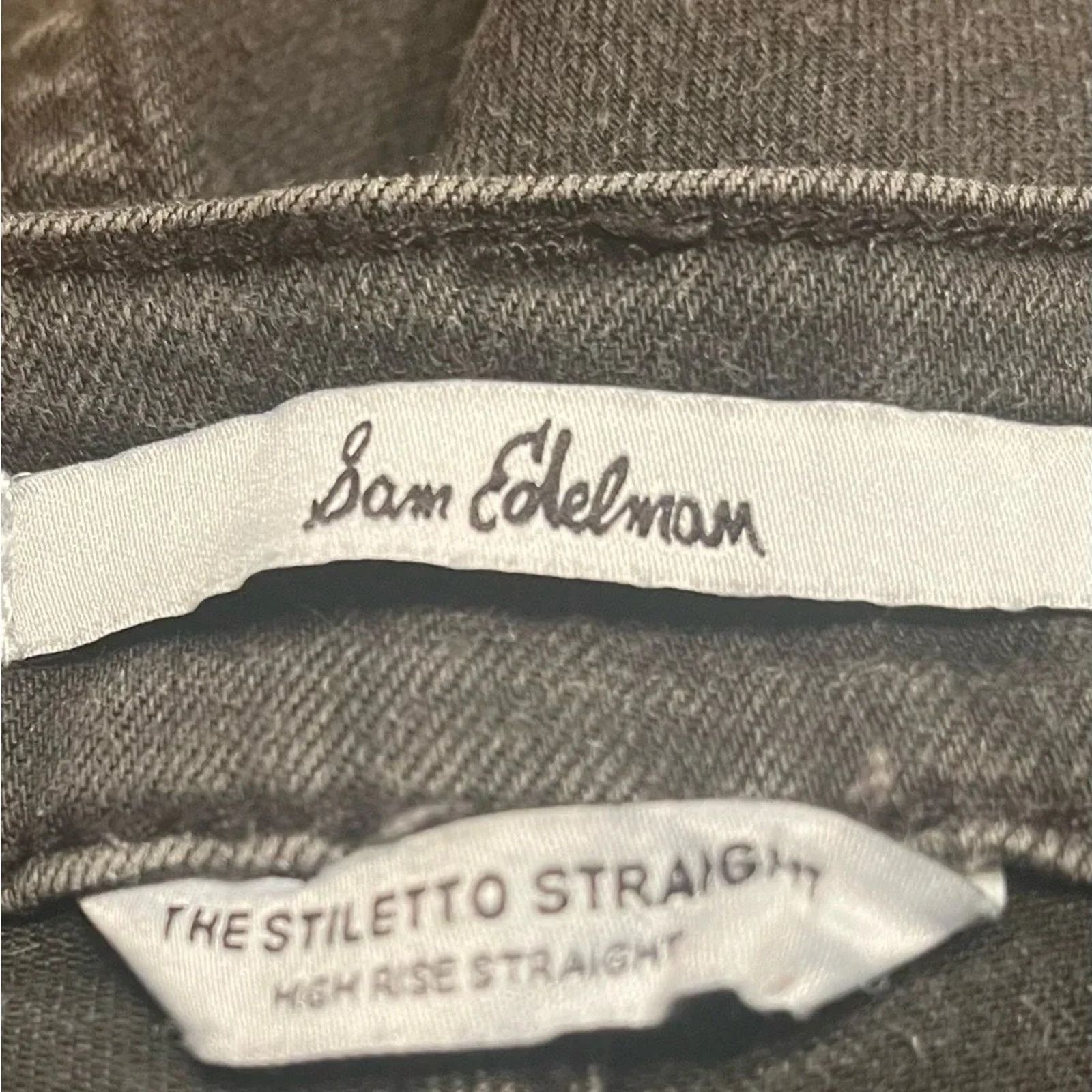 Sam Edelman Sam Edelman The Stiletto Straight black jeans, size 29. Size 29" - 2 Thumbnail