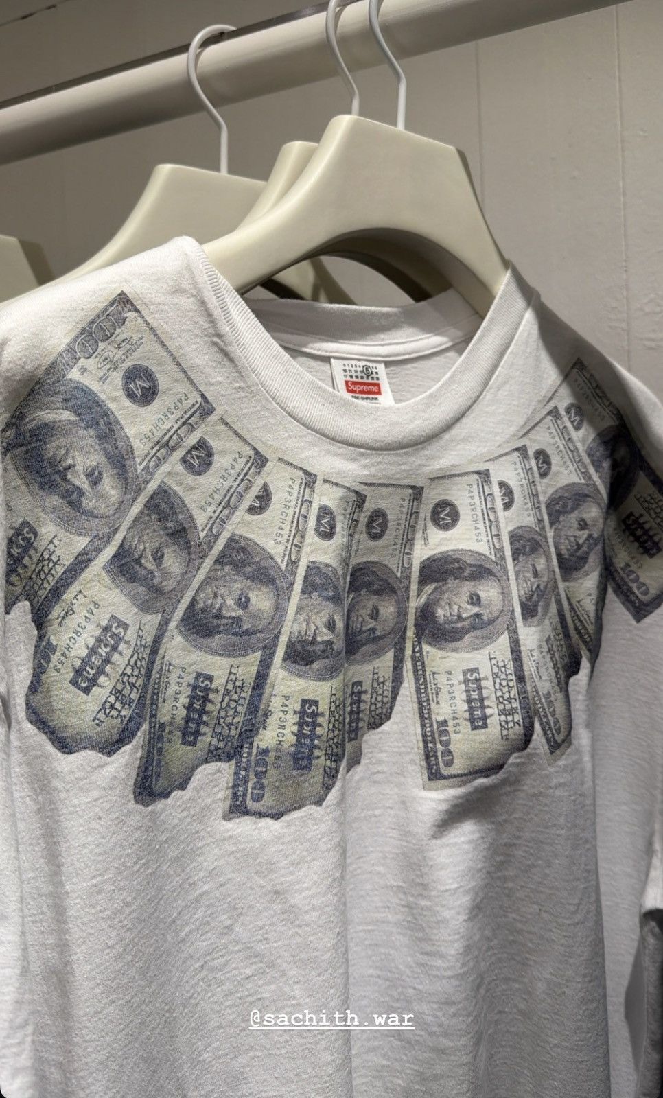 Maison Margiela × Supreme Supreme Maison Margiela MM6 Money S/S