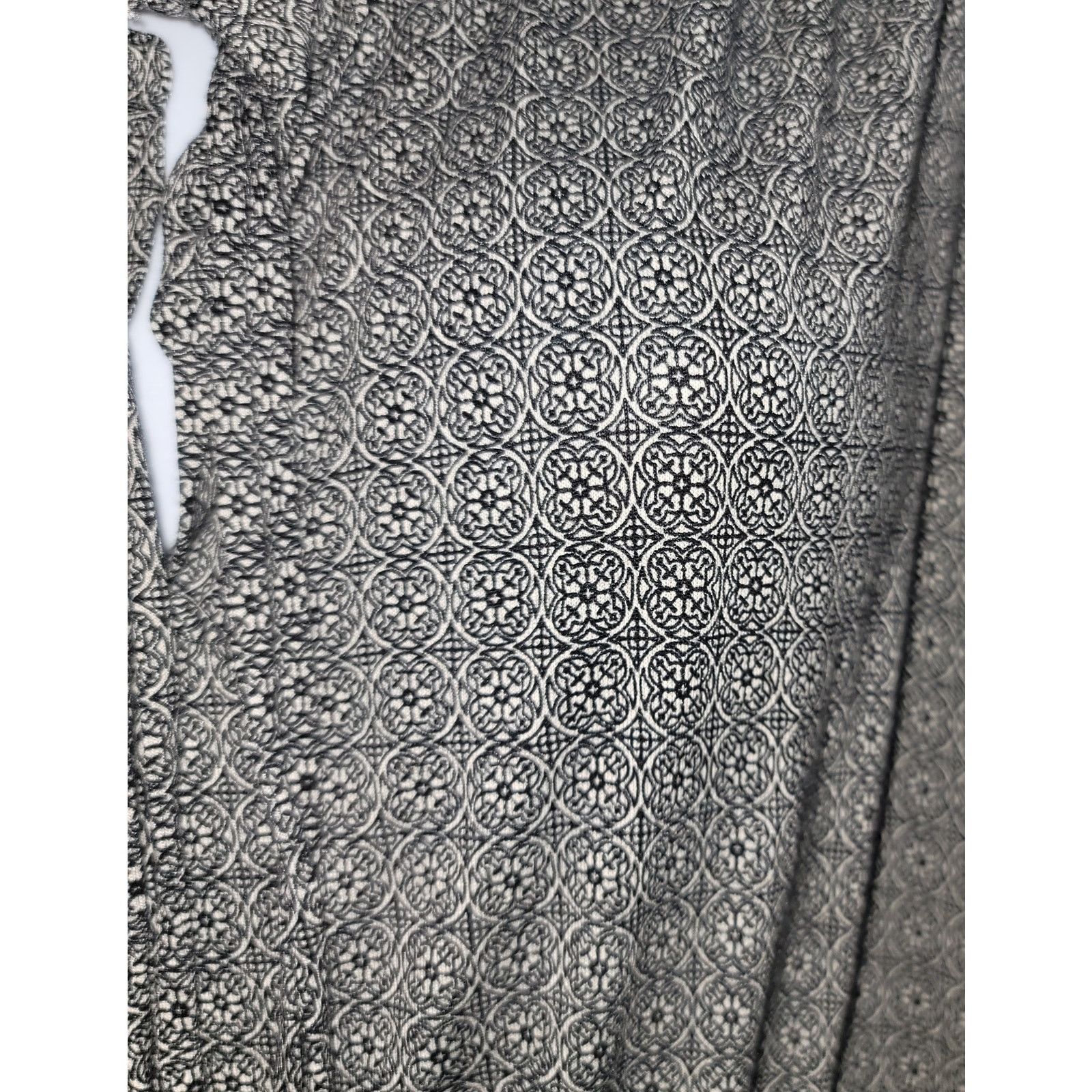 H&M H&M Black White Geo Print A-Line Midi Dress Medium Size M / US 6-8 / IT 42-44 - 6 Thumbnail