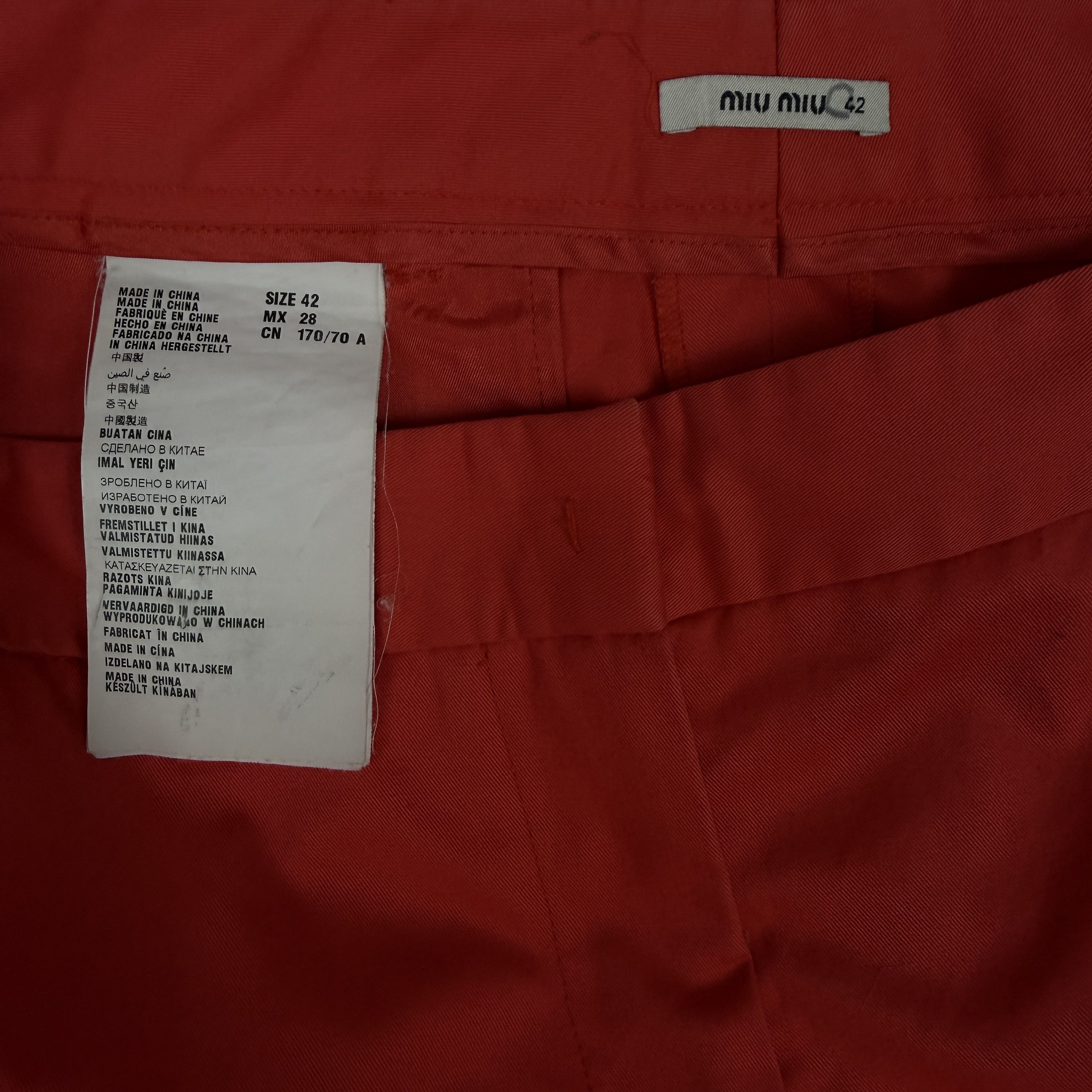 Miu Miu Miu Miu trousers Size 28" / US 6 / IT 42 - 3 Thumbnail