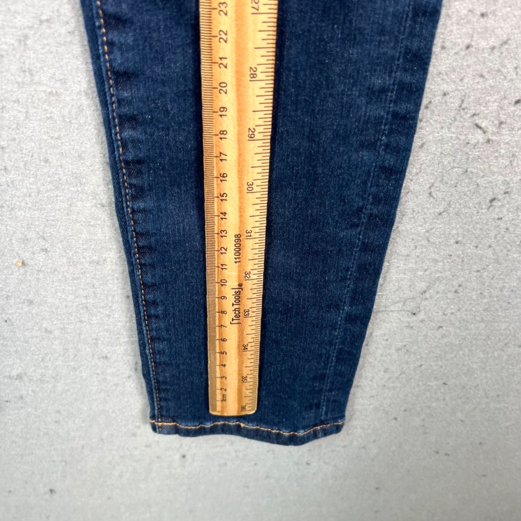 Frame FRAME Jeans Women's 28 Le Skinny De Jeanne Mid Rise Stretch Denim Pants Blue 5-Pocket Design Size 28" / US 6 / IT 42 - 7 Thumbnail