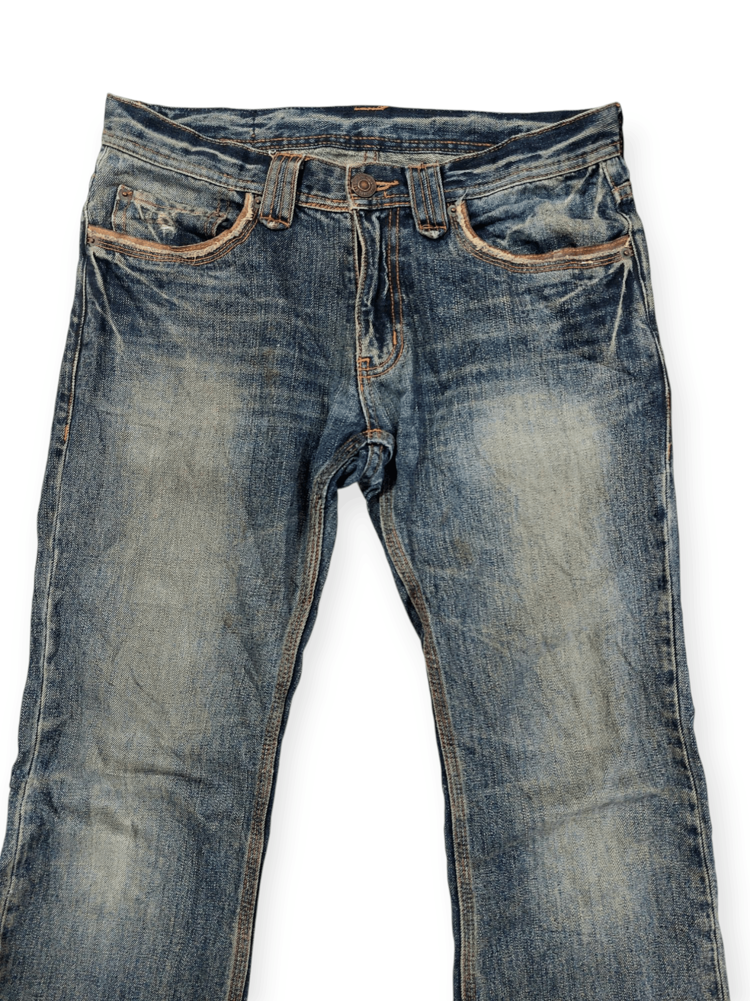 Vintage Vintage Edge Ruppert Punk Flare Denim Size US 32 / EU 48 - 3 Thumbnail