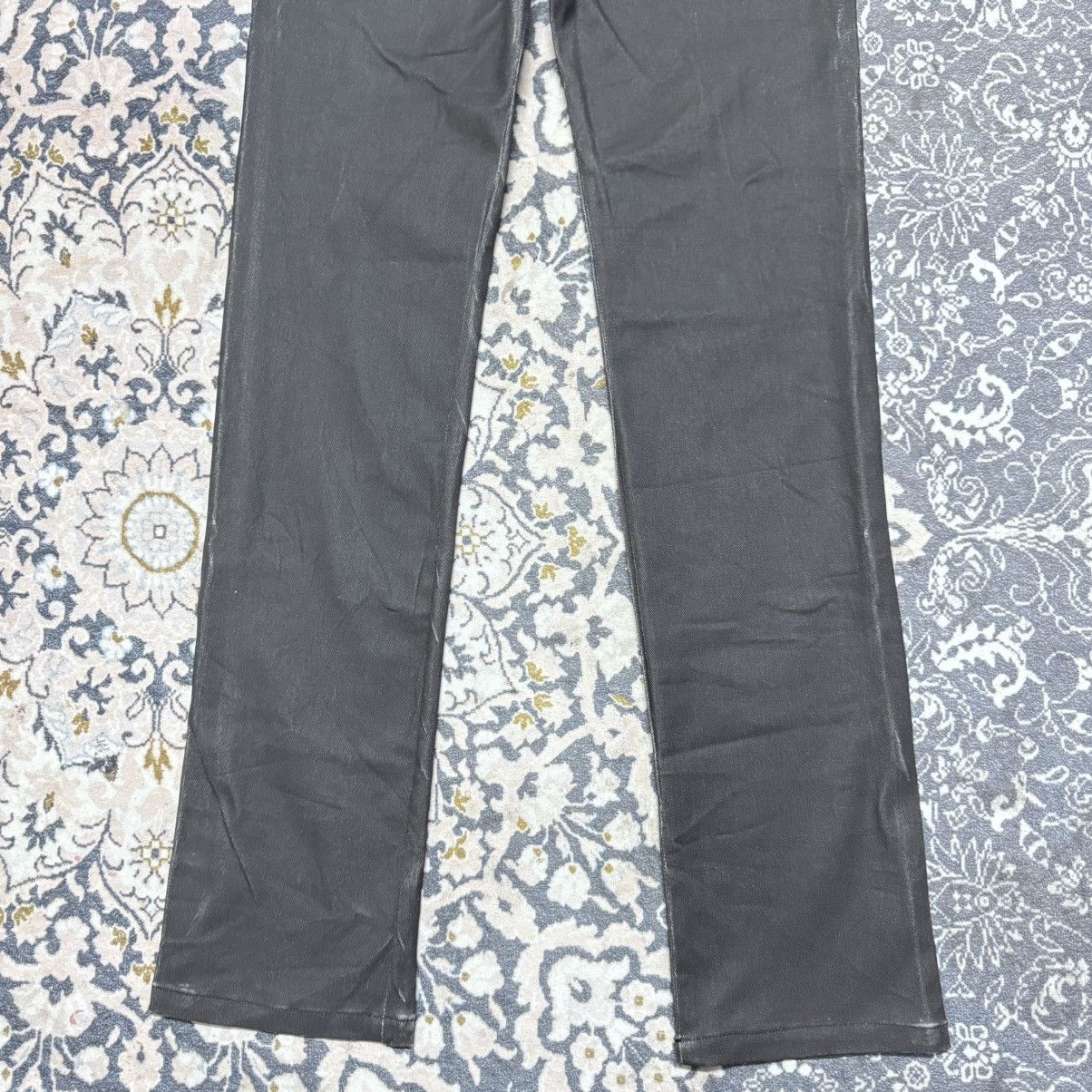 Japanese Brand Hundredclub Japan Denim Black Waxed Jeans Size US 30 / EU 46 - 14 Thumbnail