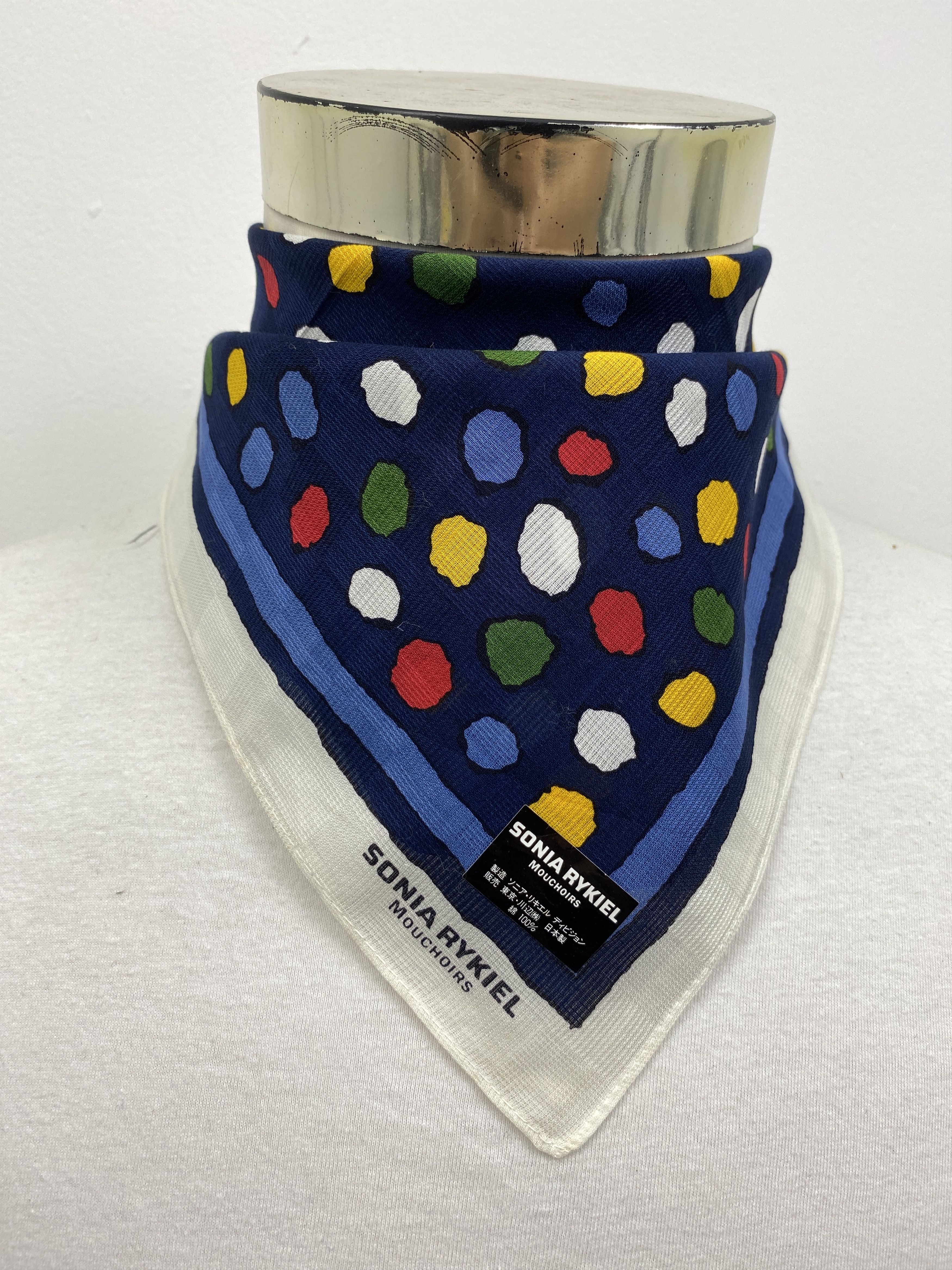 Sonia Rykiel × Vintage Sonia Rykiel Handkerchief Pocketsquares HKC0293 Size ONE SIZE - 1 Thumbnail