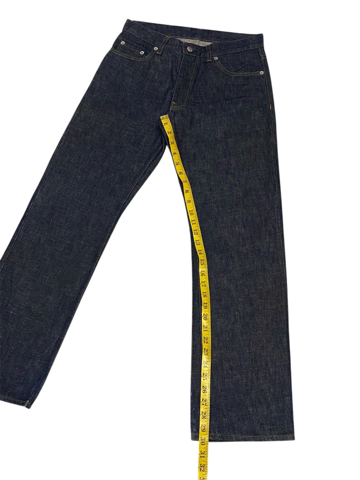 Helmut Lang Helmut Lang 1999 Classic Cut Raw Denim Pants Size US 29 - 15 Thumbnail