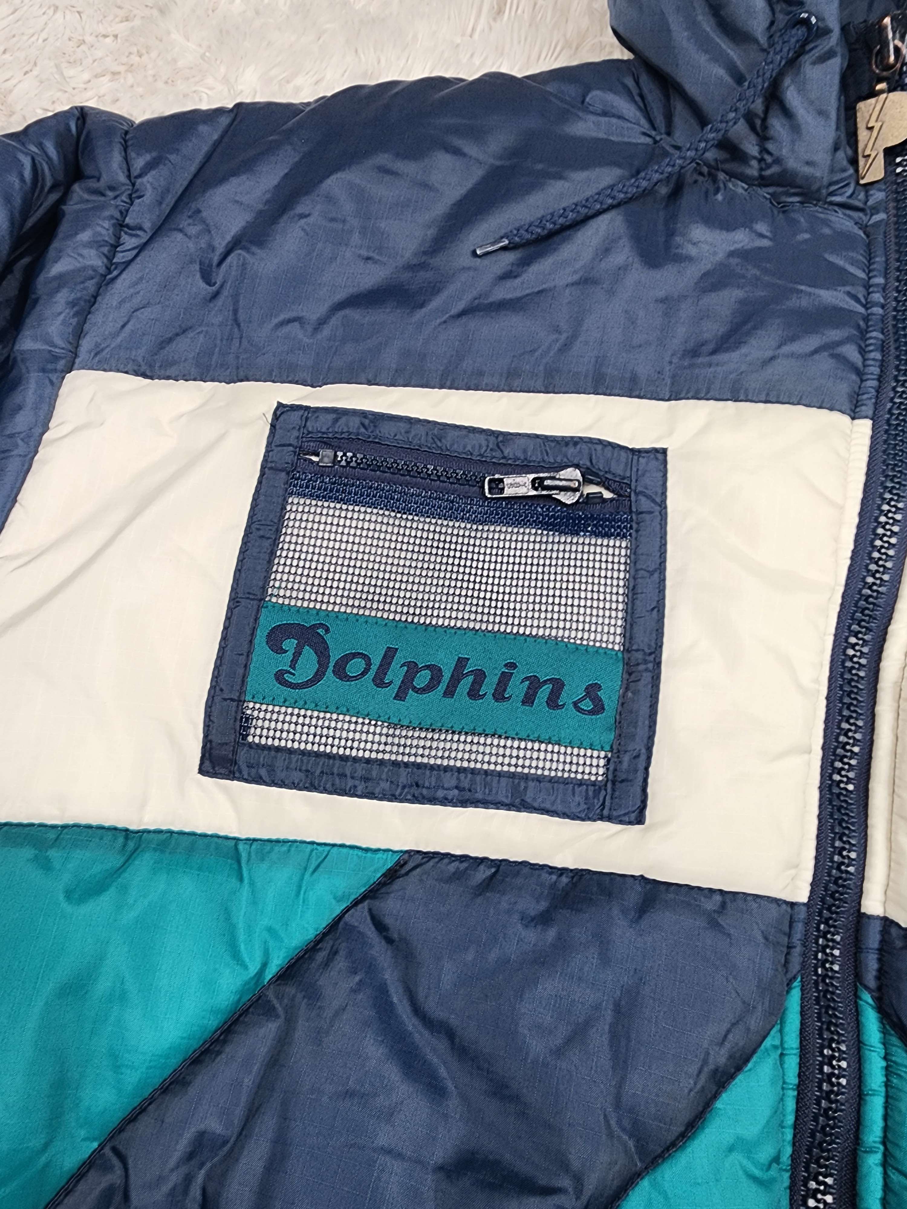 NFL Vintage NFL Miami Dolphins Pro player puffer jacket Size US L / EU 52-54 / 3 - 5 Thumbnail
