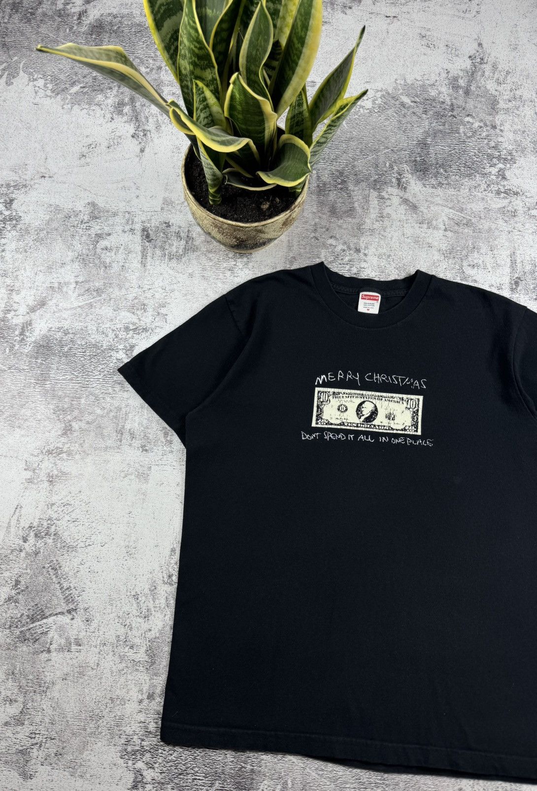 Supreme Supreme Merry Christmas Dollar SS21 Art Hip Hop T Shirt Tee Size US M / EU 48-50 / 2 - 2 Thumbnail
