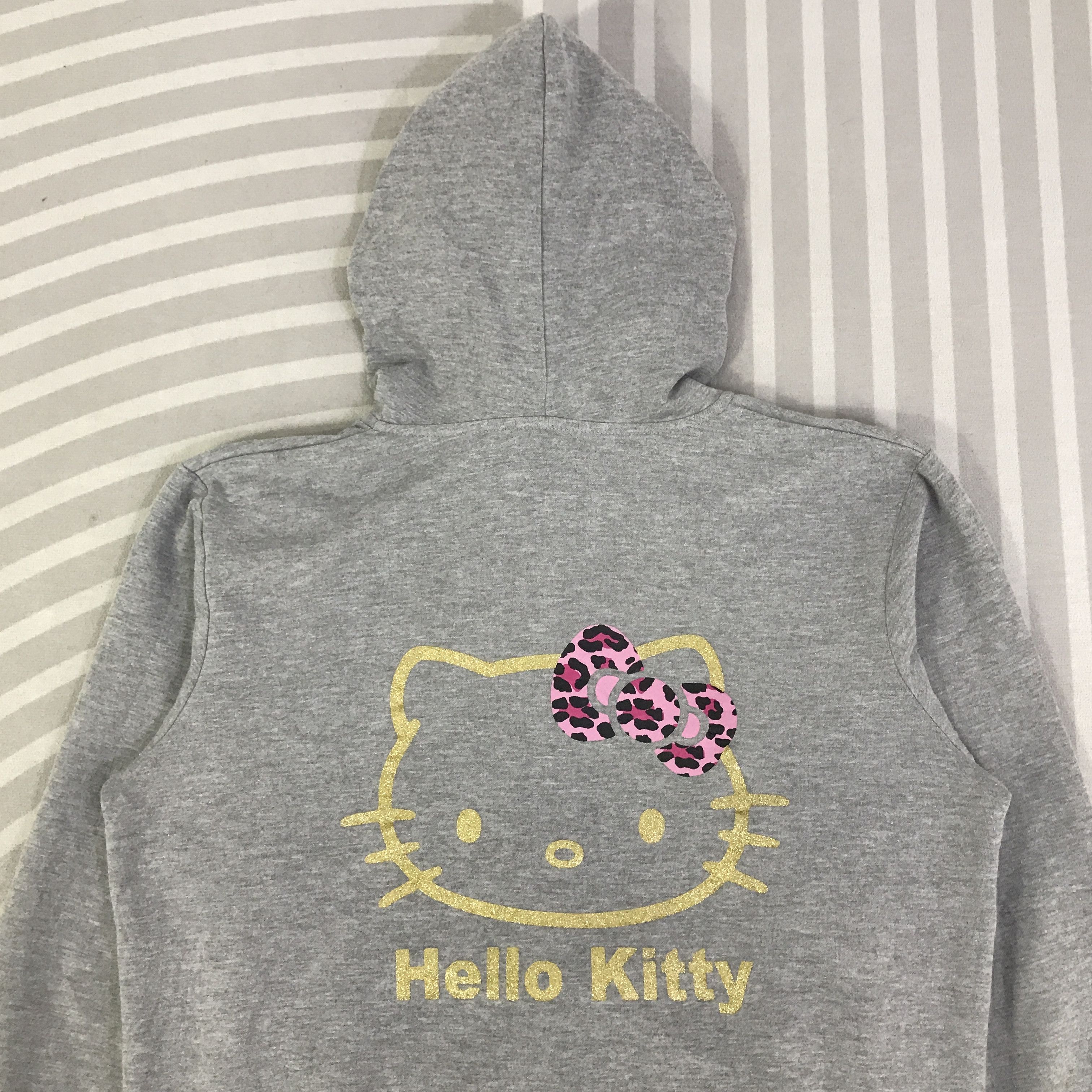 Japanese Brand Vintage Hello Kitty Hoodies K127B2 Size L / US 10 / IT 46 - 2 Thumbnail