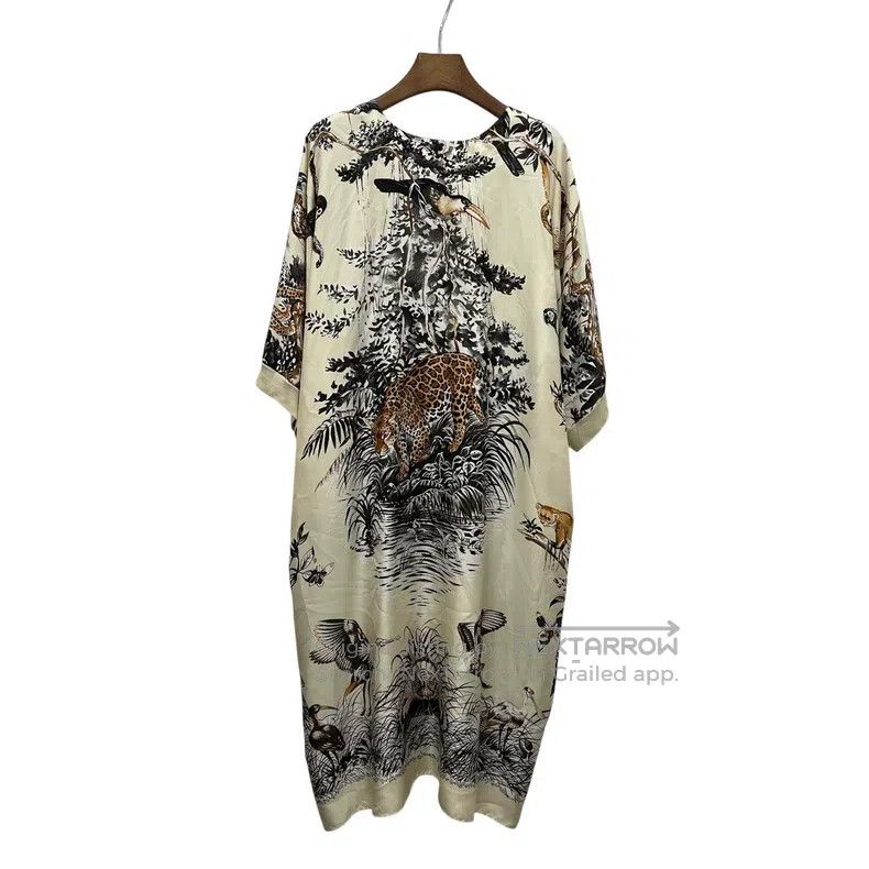 Hermes Hermes Animal print knit dress Size XS / US 0-2 / IT 36-38 - 1 Thumbnail