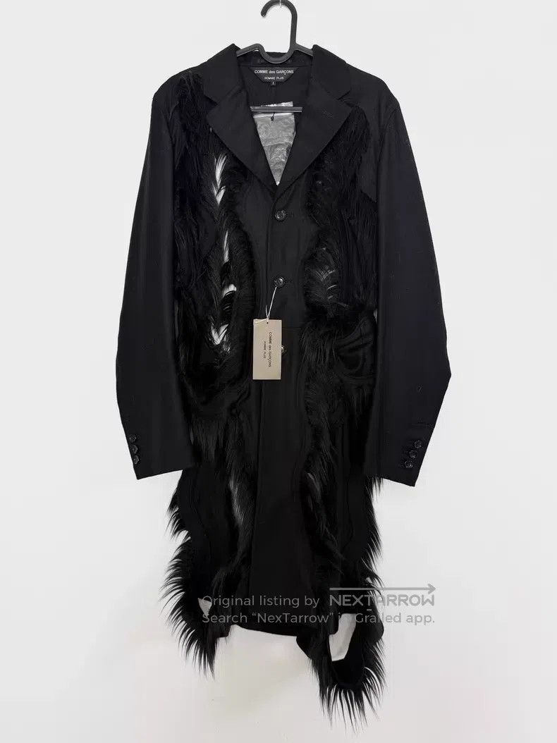 Comme des Garcons Comme des Garcons Frayed Deconstructed Open-Work Long Coat Size S / US 4 / IT 40 - 6 Thumbnail