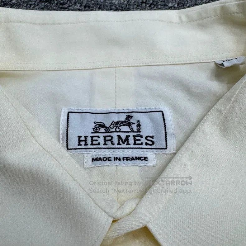 Hermes Hermes Solid Color Shirt. Size US XL / EU 56 / 4 - 2 Thumbnail