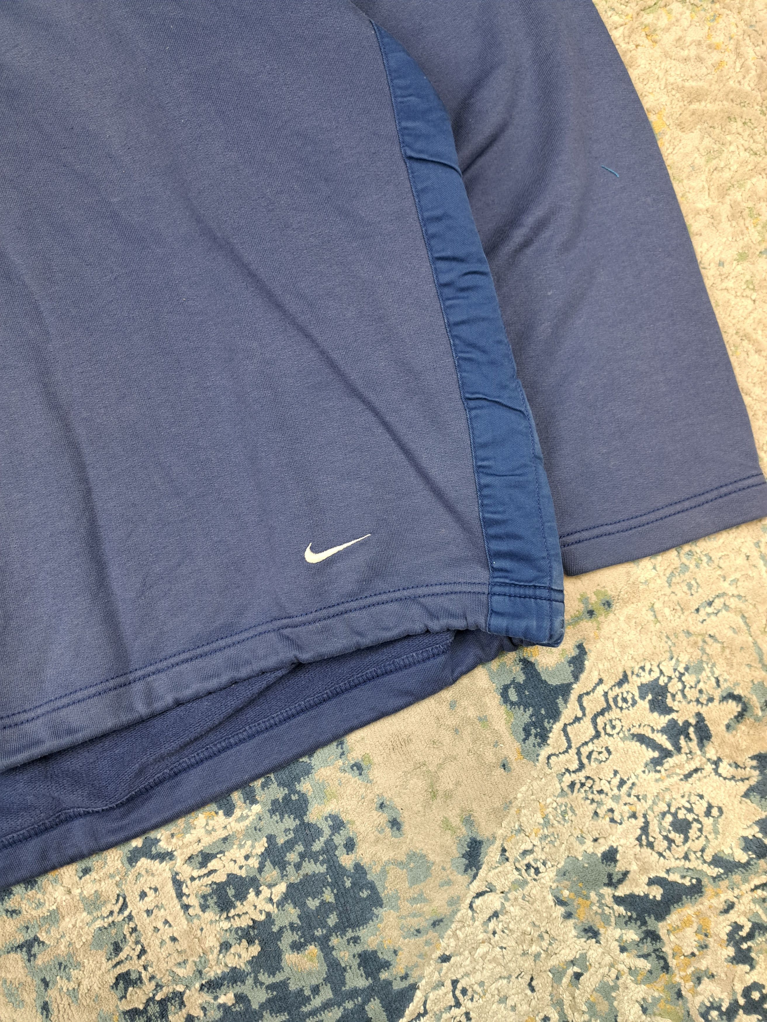 Nike Vintage 00s Nike Embroidered Swoosh Half Zip Washed y2k Size US M / EU 48-50 / 2 - 3 Thumbnail