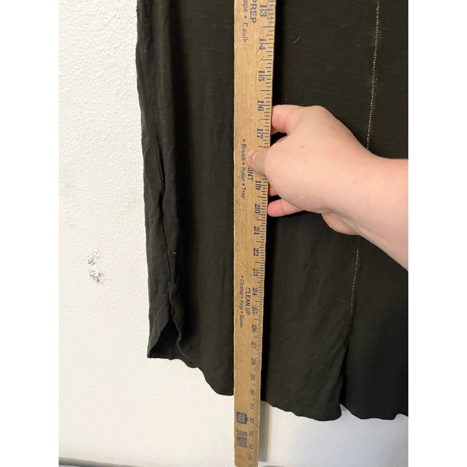 White House Black Market WHBM T Shirt Top Short Sleeve Green Solid Pocket Scoop Neck White House Black Market Womens M Size M / US 6-8 / IT 42-44 - 5 Thumbnail