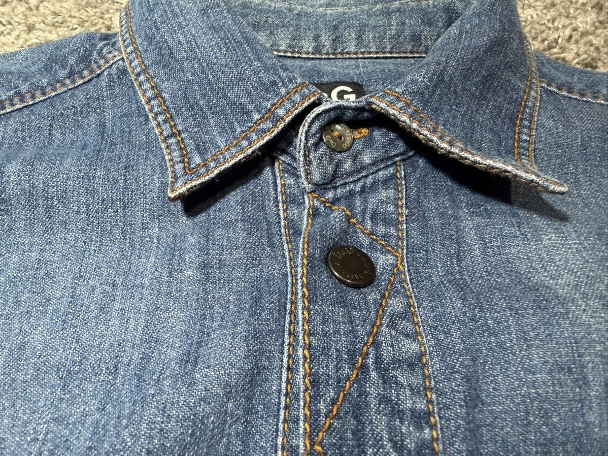 Dolce & Gabbana Dolce & Gabbana 2000s Denim Overshirt w/ Harness & Buckles Size US S / EU 44-46 / 1 - 5 Thumbnail