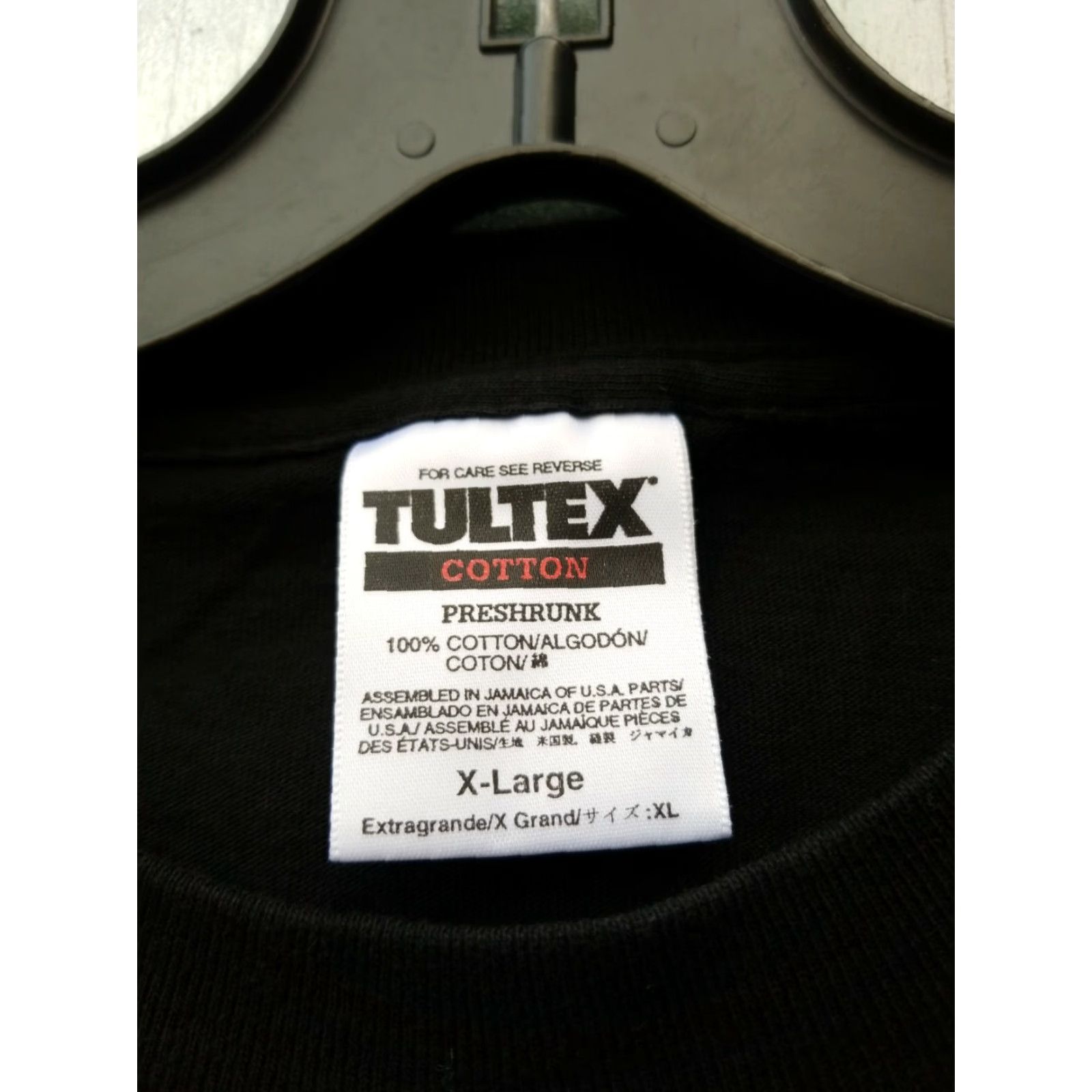 Tultex VINTAGE Peter Tosh RAP TEE - HONORARY CITIZEN - Reggae Black Shirt XL Mens T-Shirt 90s Tultex 100% Cotton Preshrunk Size US XL / EU 56 / 4 - 2 Thumbnail