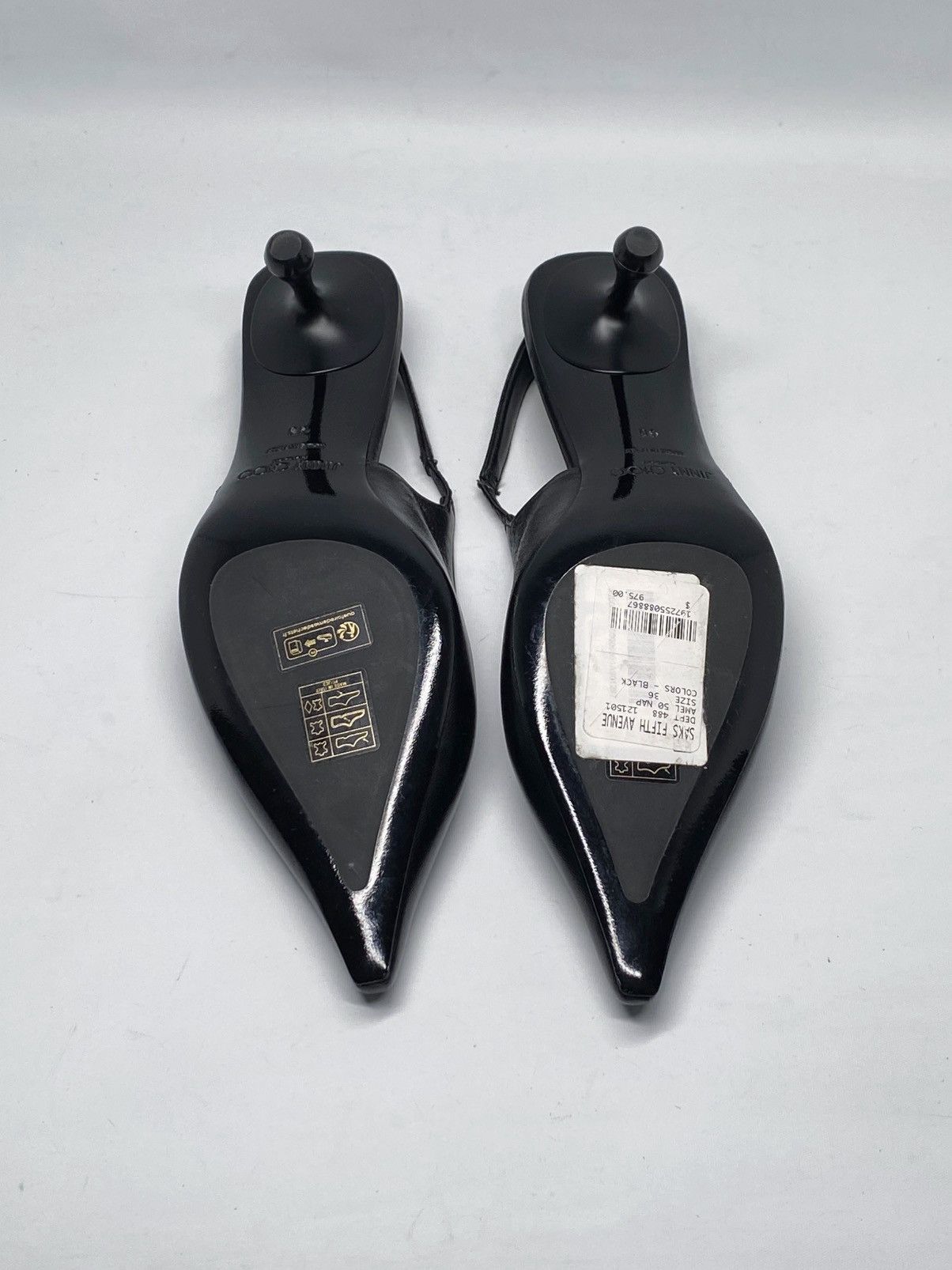 Jimmy Choo Jimmy Choo Amel 50MM Leather Slingback Pumps size 36 Size US 6 / IT 36 - 15 Thumbnail