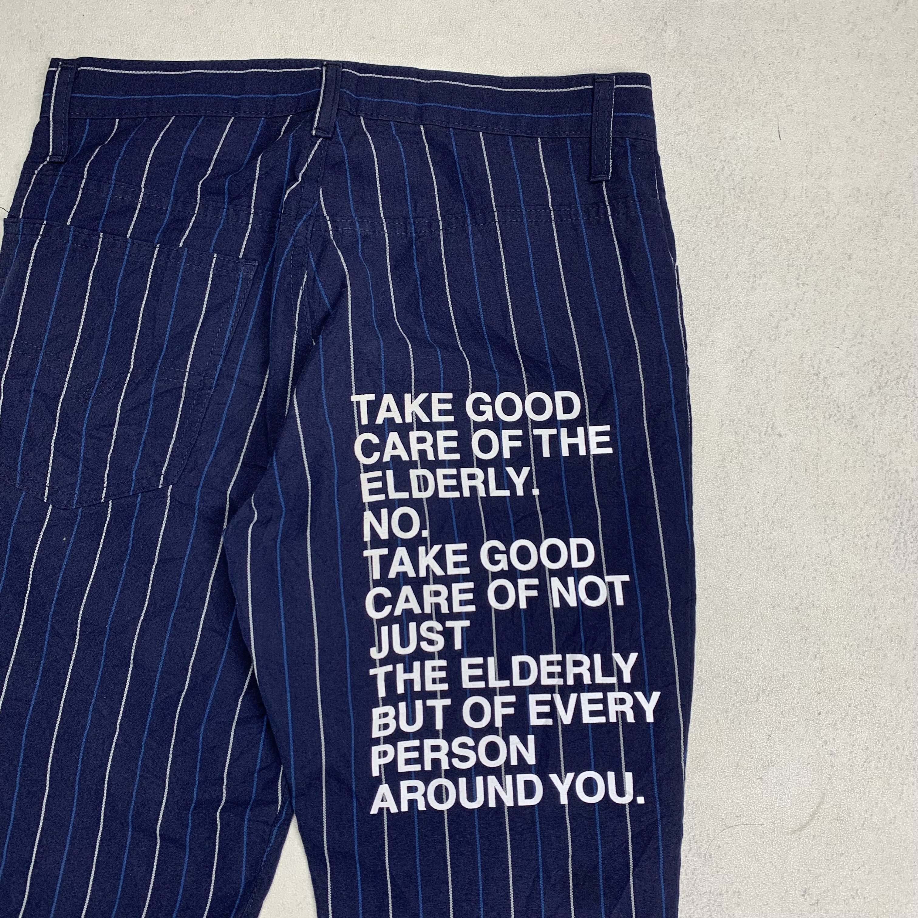 Comme des Garcons CDG Junya Watanabe Poem Striped Pants Size US 30 / EU 46 - 2 Thumbnail