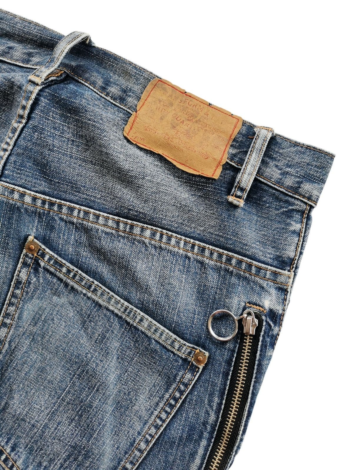 Punk and Yo Rna Inc Distressed Studded Pocket Punk Jeans Size US 30 / EU 46 - 6 Thumbnail