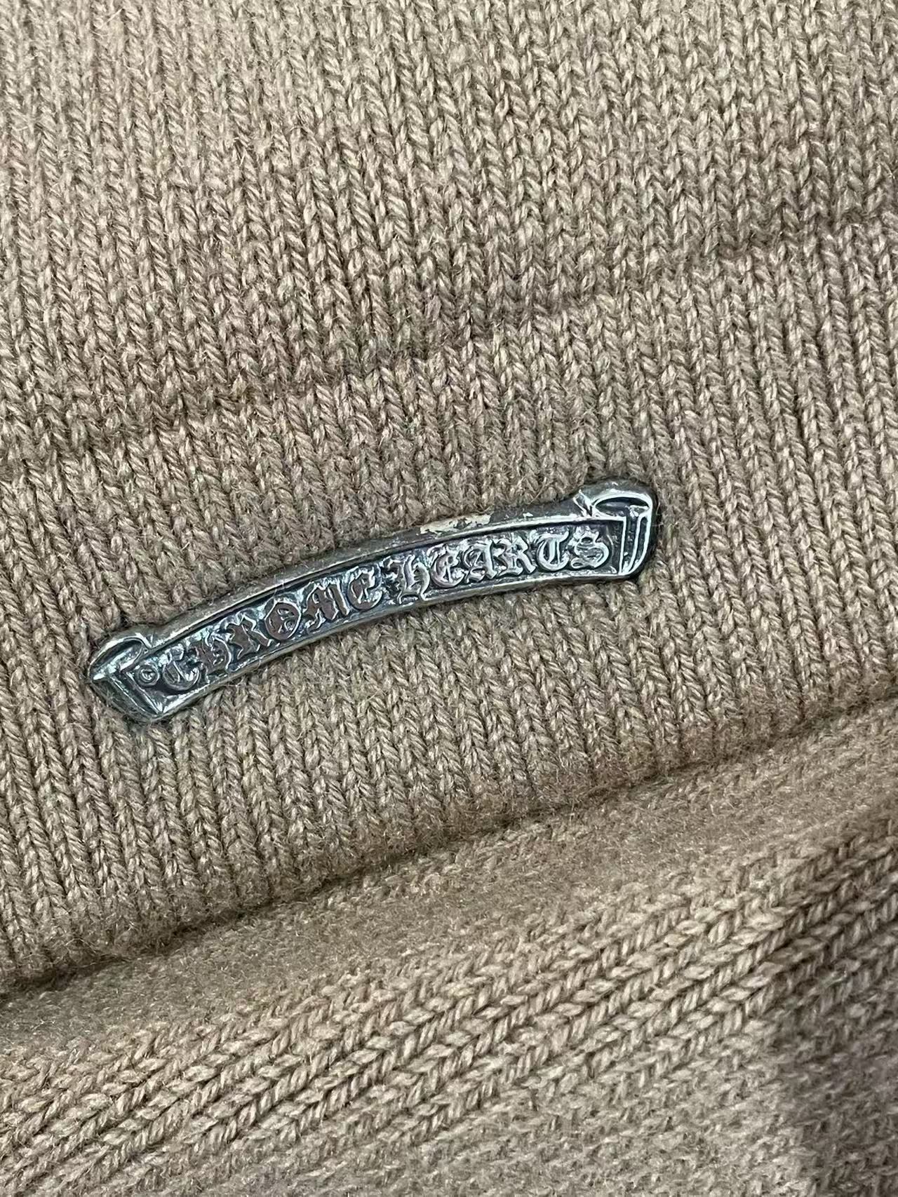 Chrome Hearts Chrome Hearts Triple Cross Patch Cashmere Crewneck Sweater Size US L / EU 52-54 / 3 - 9 Thumbnail