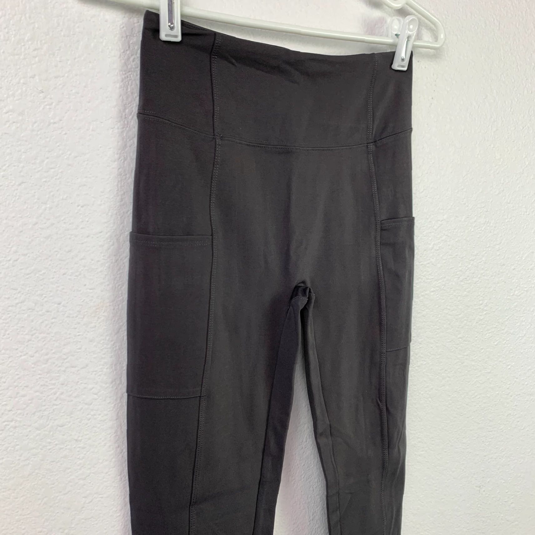 Vintage VINTAGE Zuda Z-Stretch Momentum A370675 Dark Gray Leggings XS Size 26" / US 2 / IT 38 - 2 Thumbnail