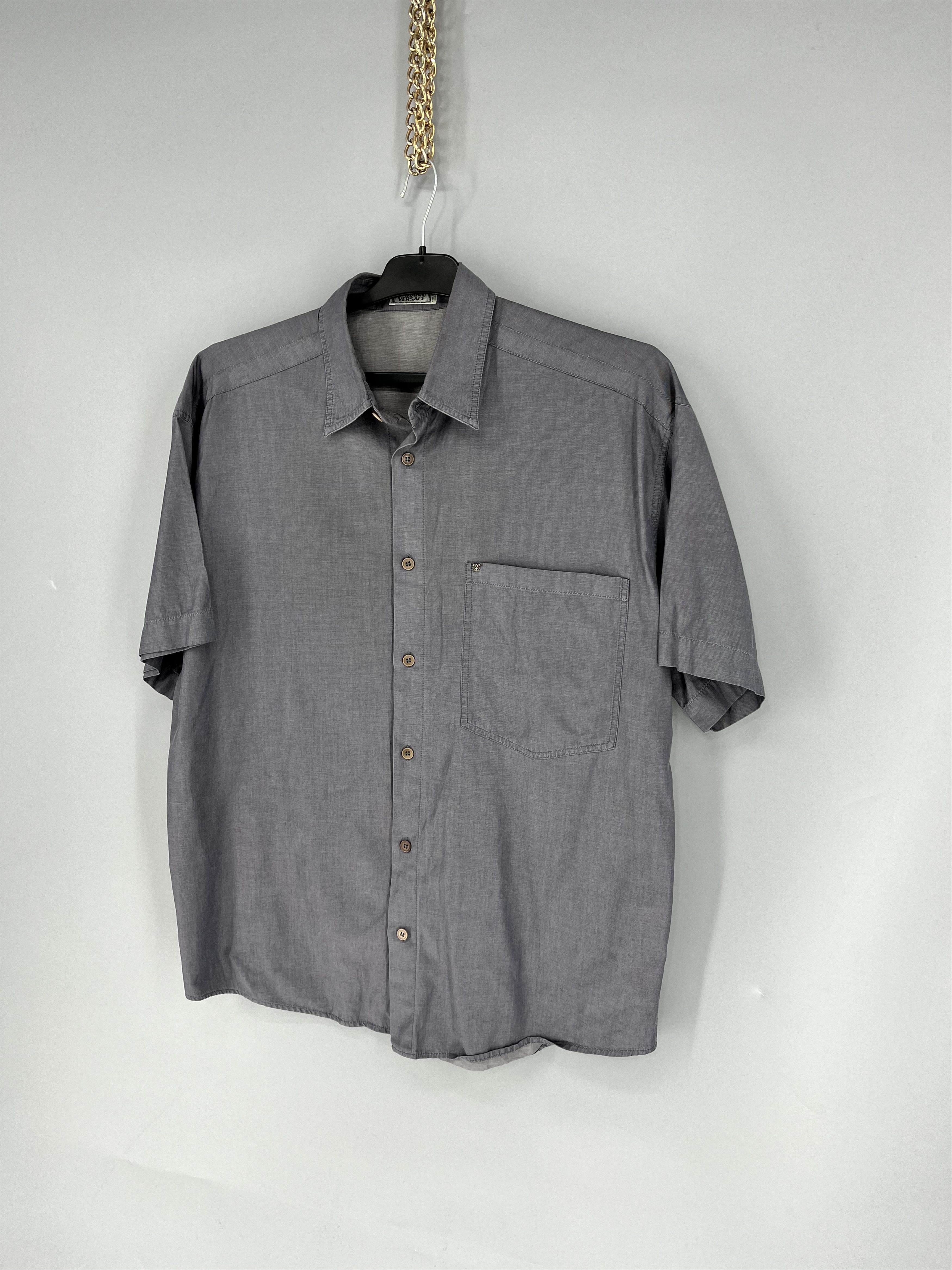 Versace × Vintage Vintage Versace Classic Structure Silk Shirt 90s Size US S / EU 44-46 / 1 - 3 Thumbnail