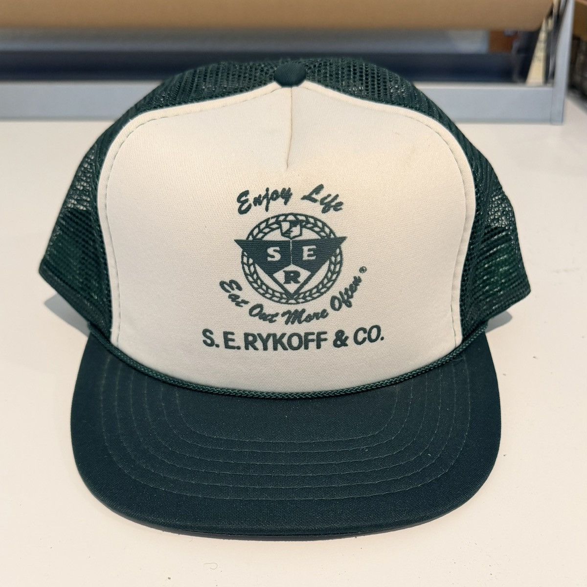 Vintage Vintage Funny Trucker Hat Eat Out More Often Snap Back Size ONE SIZE - 1 Thumbnail