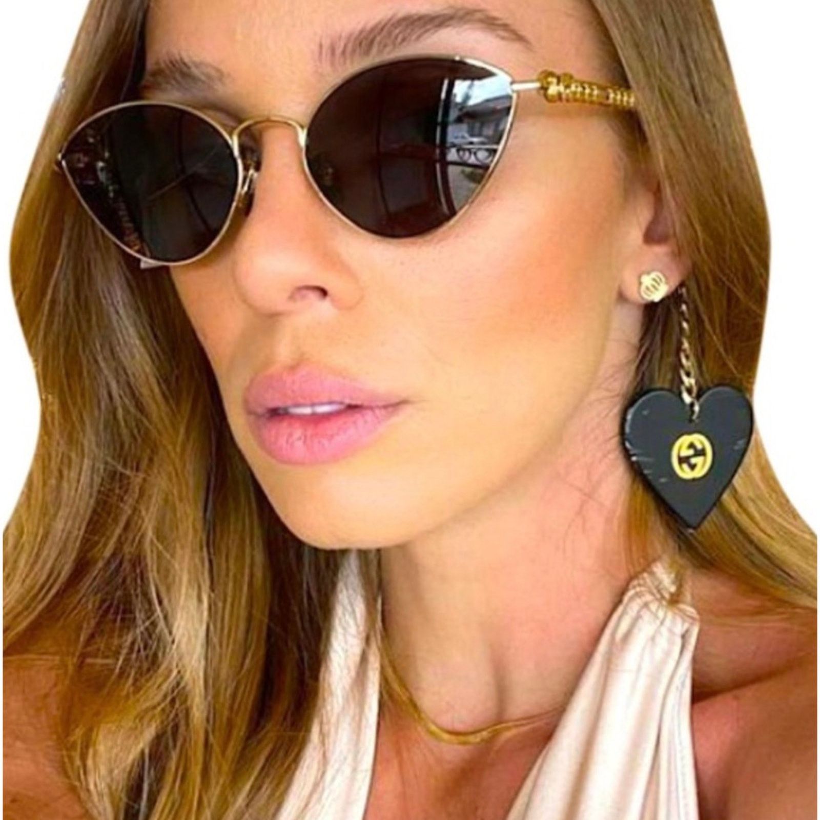 Gucci NWT GUCCI GG0977S 002 57 Sunglasses(GG0977S-002-57) Size ONE SIZE - 1 Thumbnail