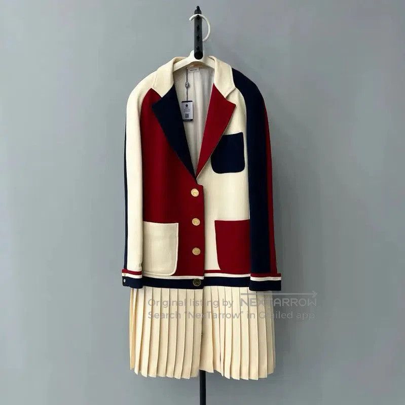 Thom Browne Thom Browne Multi-Colored Wool Dress . Size S / US 4 / IT 40 - 1 Thumbnail