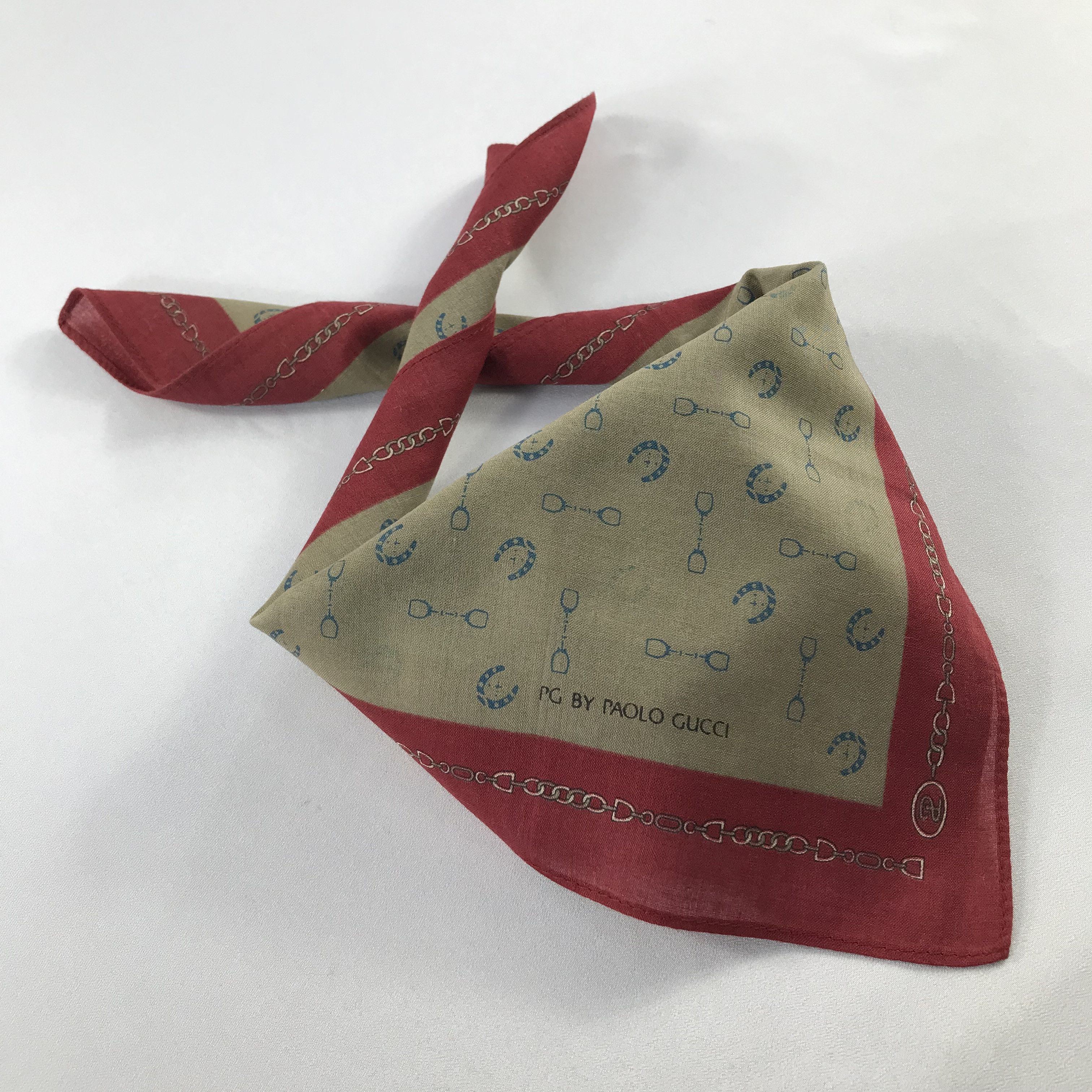 Paolo Gucci Paolo Gucci Handkerchief / Bandana / Neckerchief C596 Size ONE SIZE - 2 Thumbnail