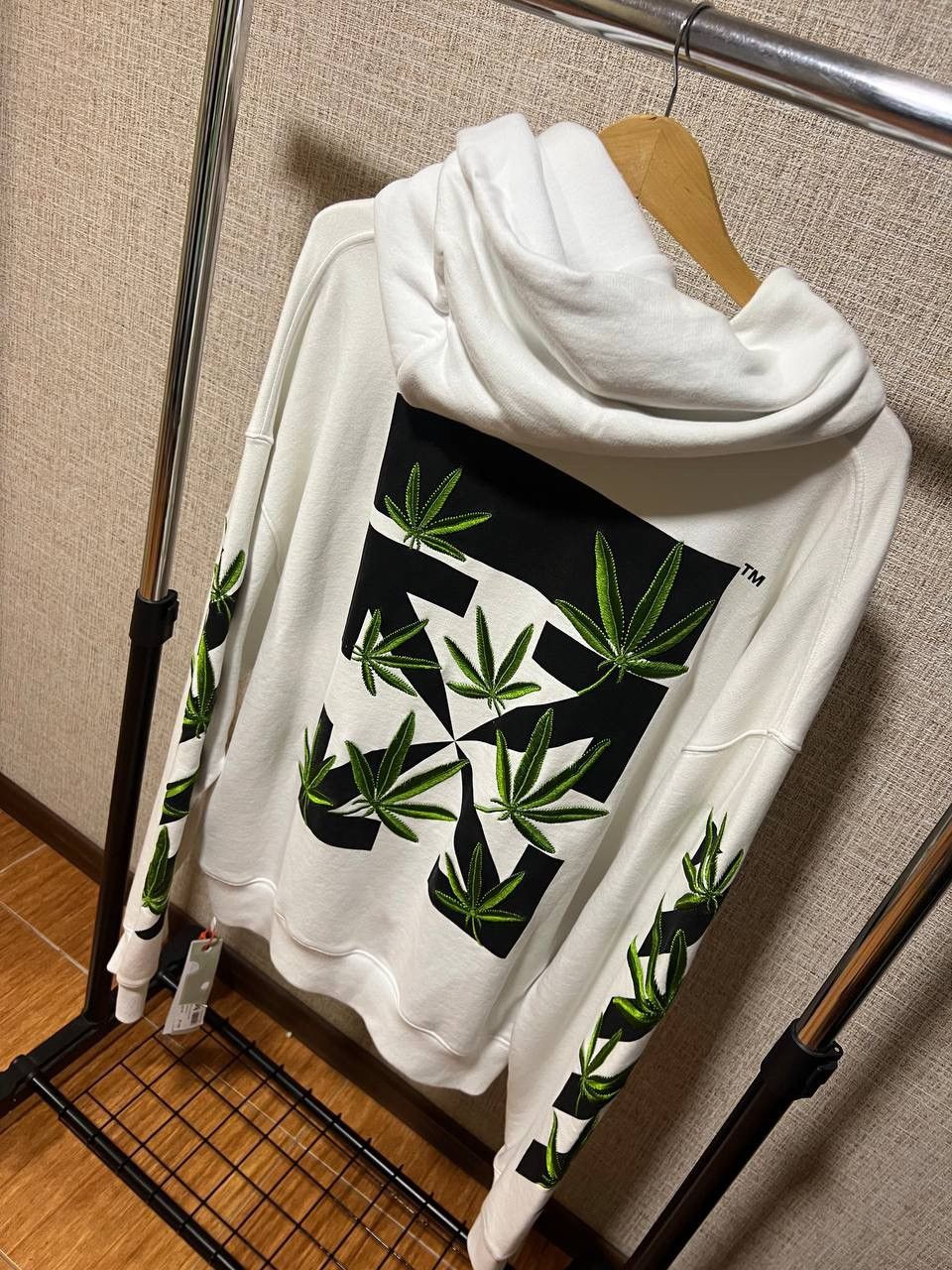 Off-White OFF WHITE HIGH WEED WHITE HOODIE Size US XXL / EU 58 / 5 - 3 Thumbnail