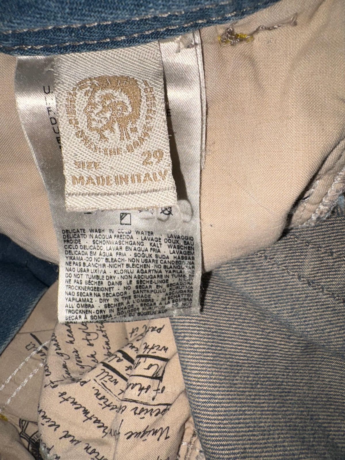 Diesel Diesel Vintage Denim Jeans Size US 29 - 10 Thumbnail