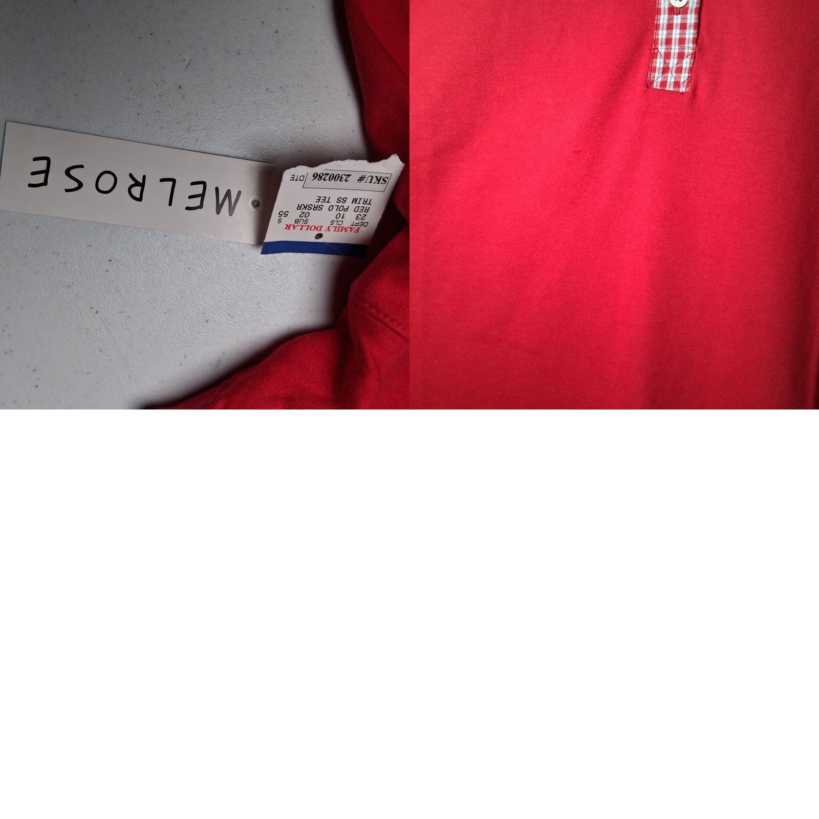 Vintage VINTAGE Melrose Woman Shirt Plus Size 2X Red Collared T Shirt Plaid Daisy Shirt Size XXL / US 16-18 / IT 52-54 - 9 Thumbnail