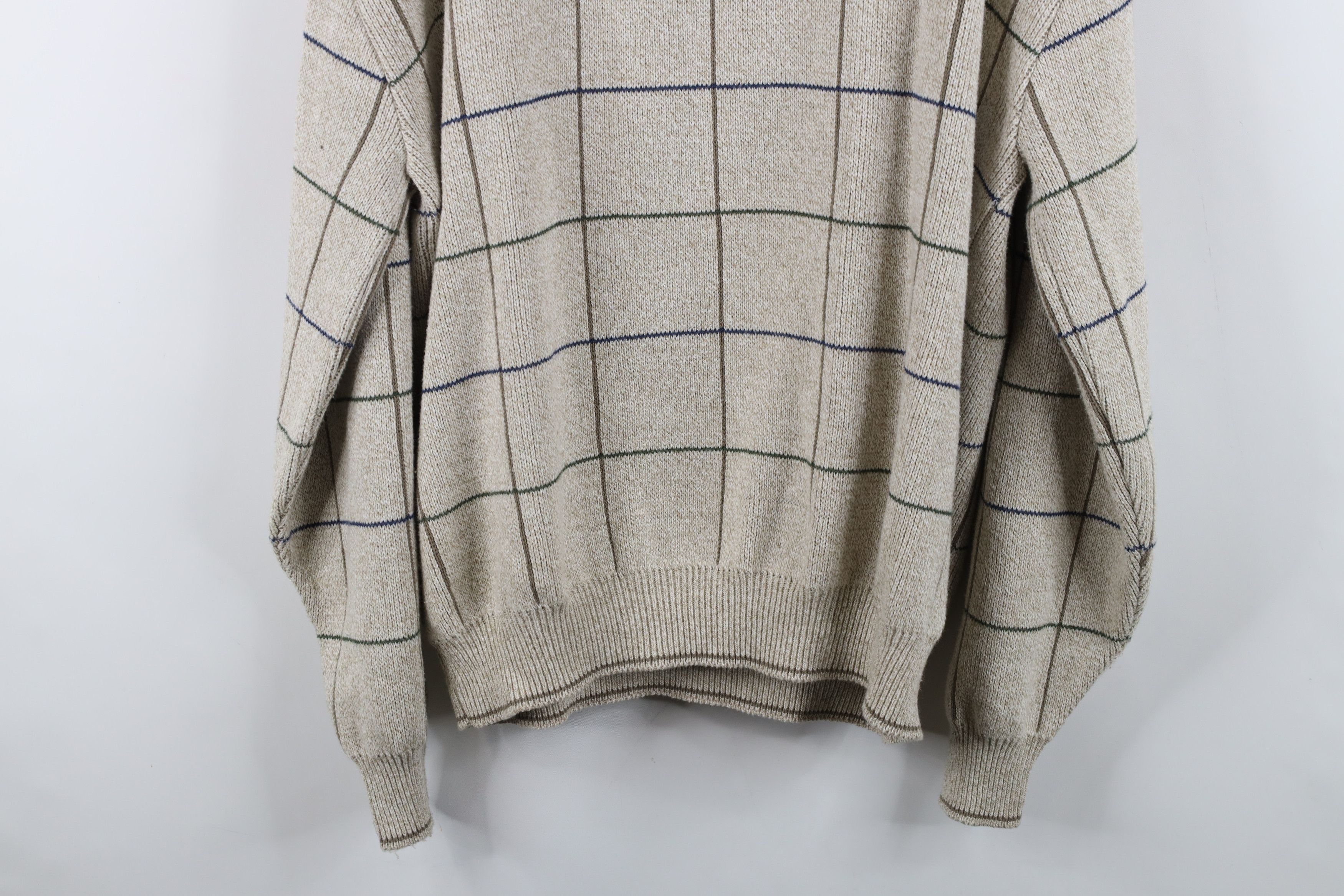 Vintage Vintage 90s Streetwear Ribbed Knit Golf Crewneck Sweater USA Size US L / EU 52-54 / 3 - 10 Thumbnail