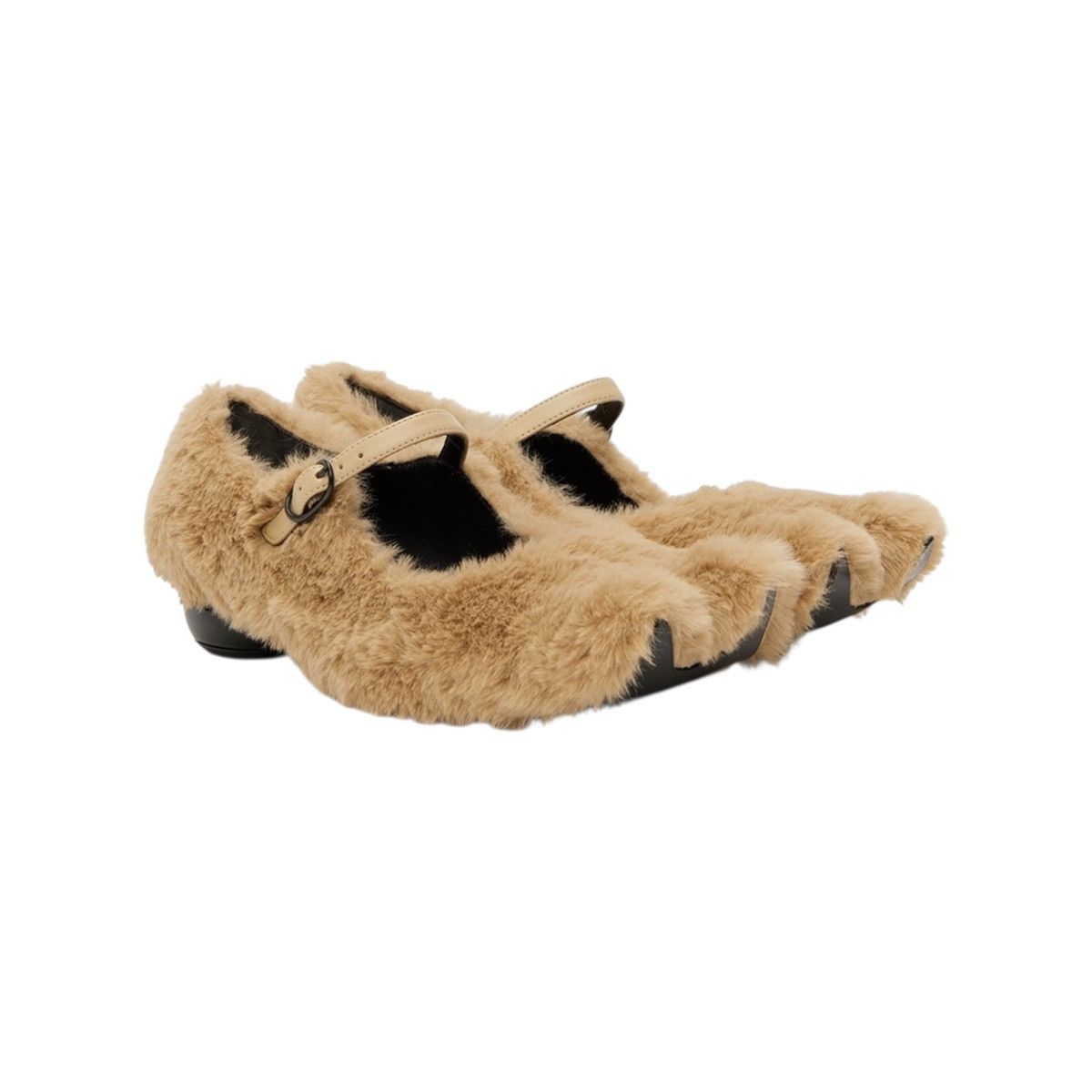 Paula Canovas del Vas Diablo fur ballerina flat Size US 12 / IT 42 - 2 Thumbnail