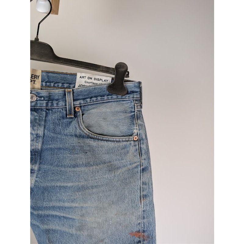 Gallery Dept. o1rshd1 Levi's 501 Reconstructed Denim Jeans in Indigo Blue Size US 35 - 5 Thumbnail