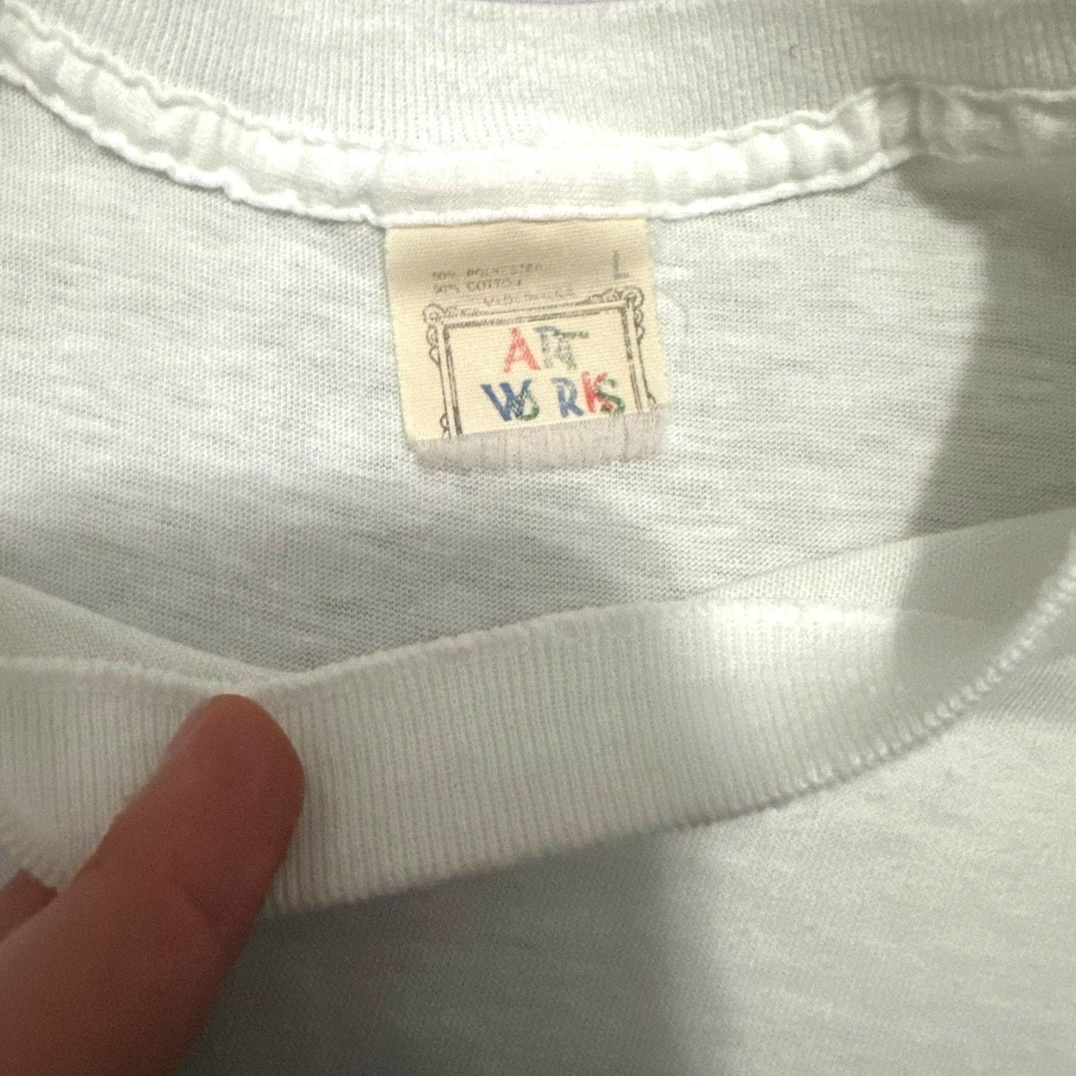 Vintage Promote priority art tee 90s Size US L / EU 52-54 / 3 - 2 Thumbnail