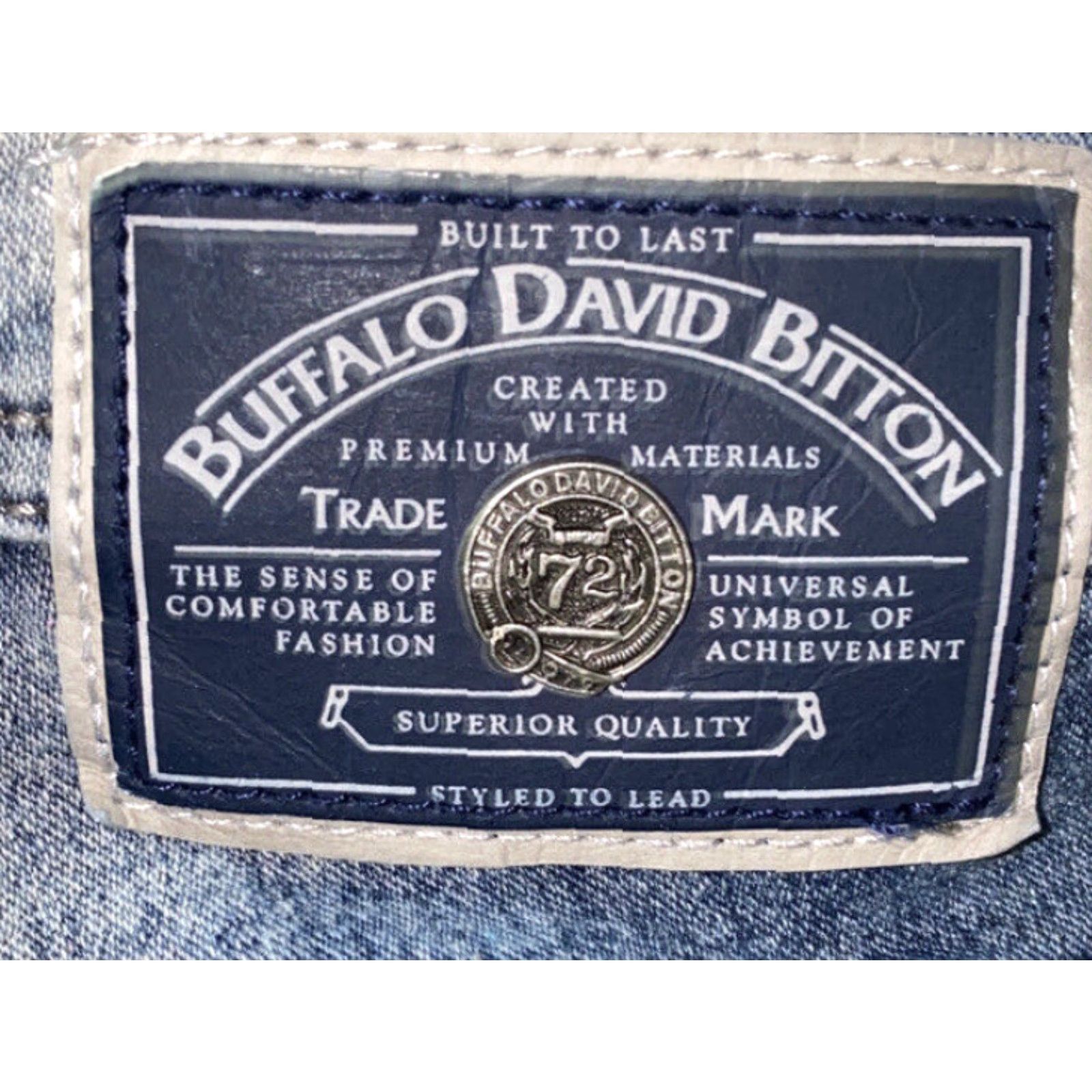 Buffalo David Bitton Buffalo David Bitton Jeans Mens Blue Zip Fly Sp. Max-x 34 X 31.5 Inseam 31.5 Denim Size US 34 / EU 50 - 5 Thumbnail