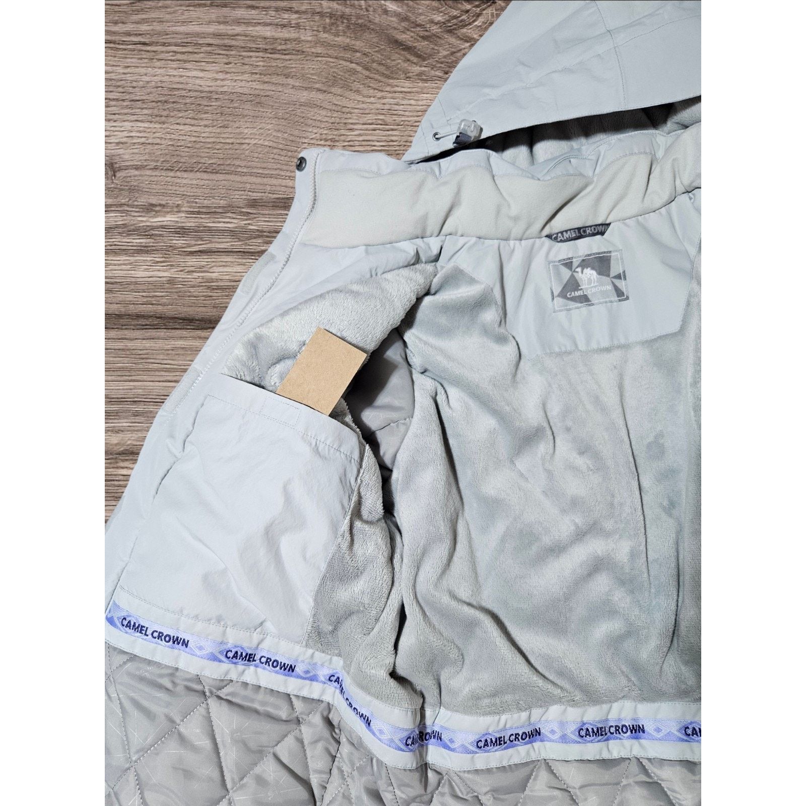 Other CAMEL CROWN Hooded Jacket Full Zip Women Medium Fleece Lined Size M / US 6-8 / IT 42-44 - 5 Thumbnail