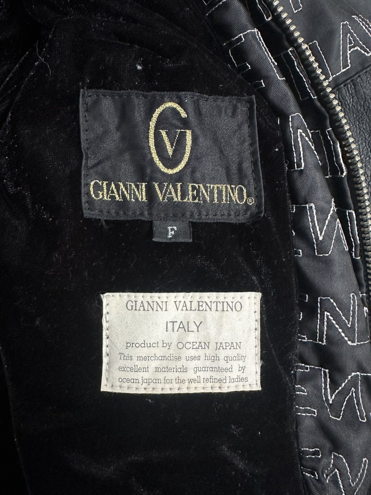 Gianni Valentino Gianni Valentino Spellout Leather Jacket Size US M / EU 48-50 / 2 - 15 Thumbnail